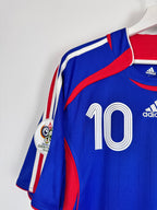 MAILLOT DE FOOTBALL ÉQUIPE DE FRANCE 2006 DOMICILE - ZINÉDINE ZIDANE #10 (L)