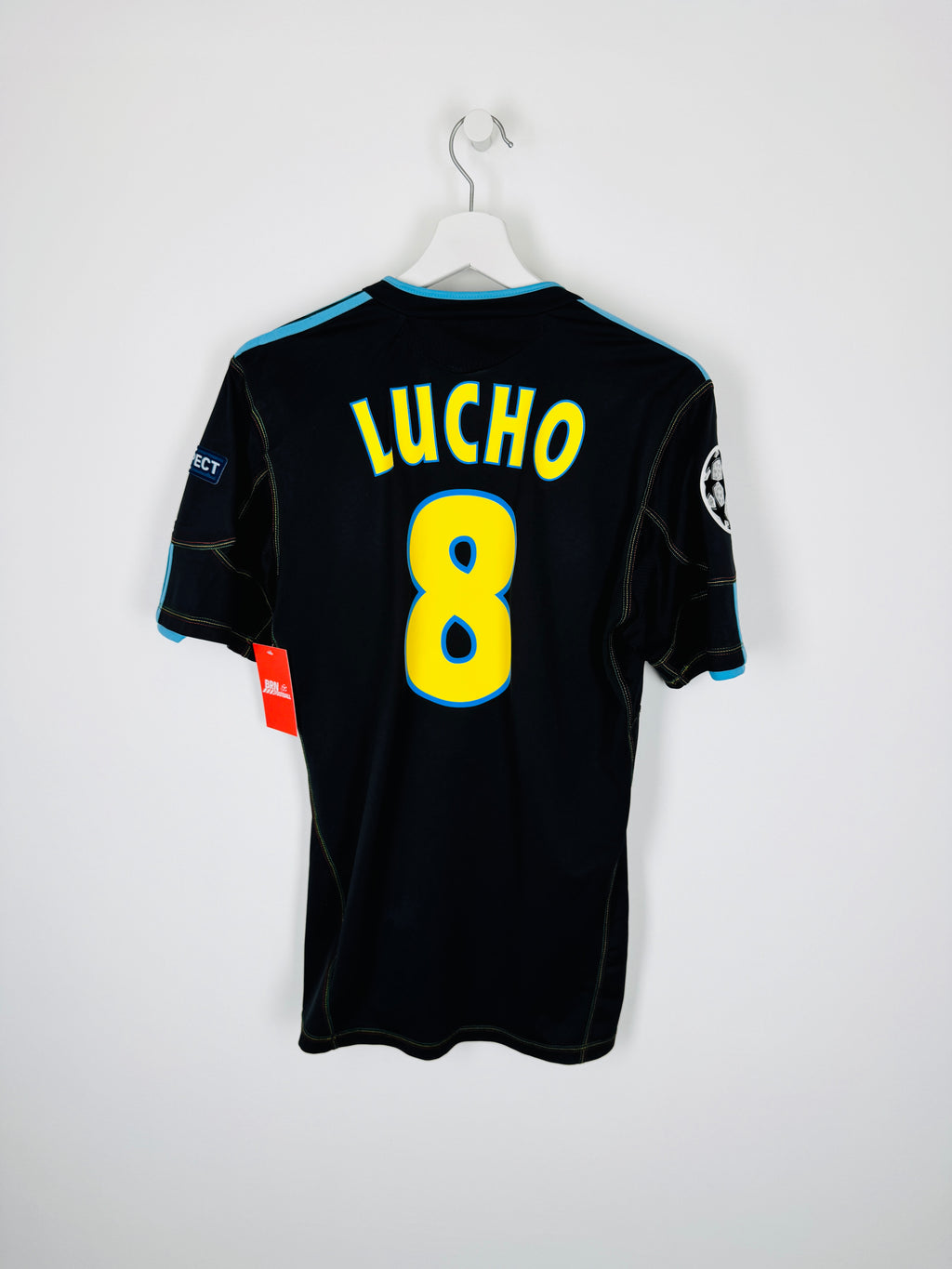 OLYMPIQUE DE MARSEILLE 2010/2011 THIRD FOOTBALL SHIRT - LUCHO #8 (S)