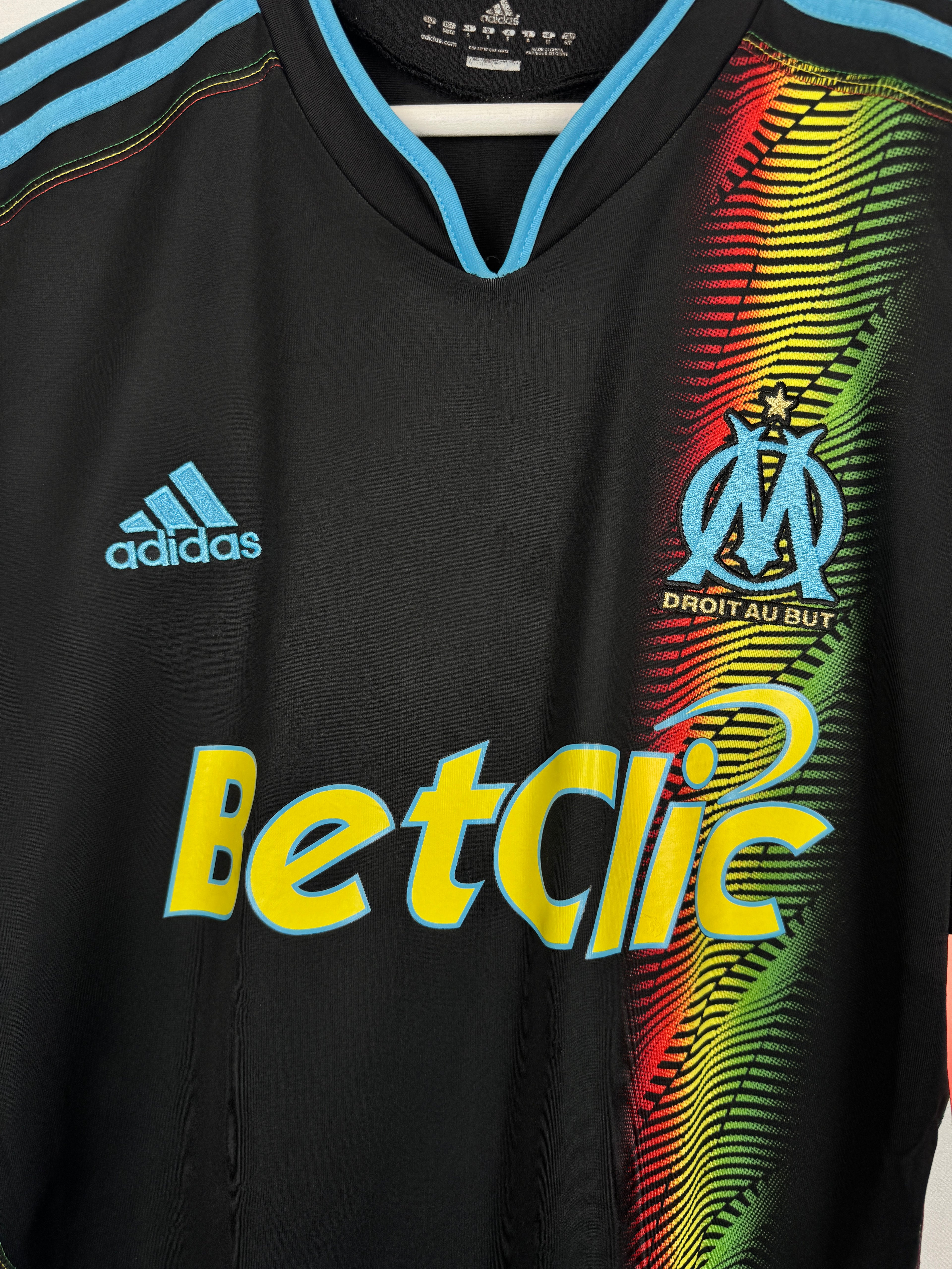 OLYMPIQUE DE MARSEILLE 2010/2011 THIRD FOOTBALL SHIRT - LUCHO #8 (S)