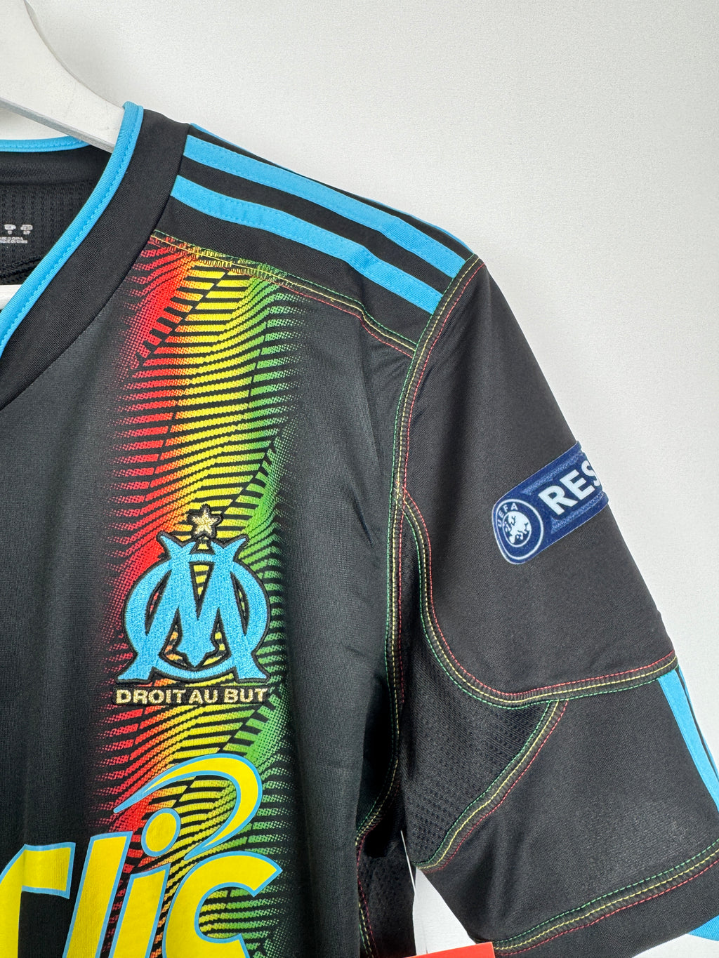 OLYMPIQUE DE MARSEILLE 2010/2011 THIRD FOOTBALL SHIRT - LUCHO #8 (S)