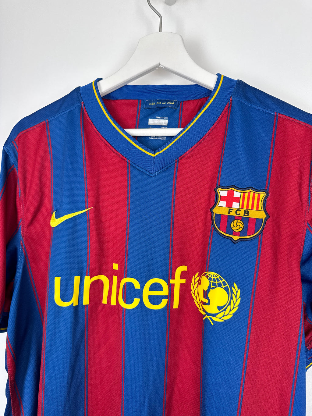 MAILLOT DE FOOTBALL BARCELONE 2009/2010 DOMICILE - LEO MESSI #10 (L)