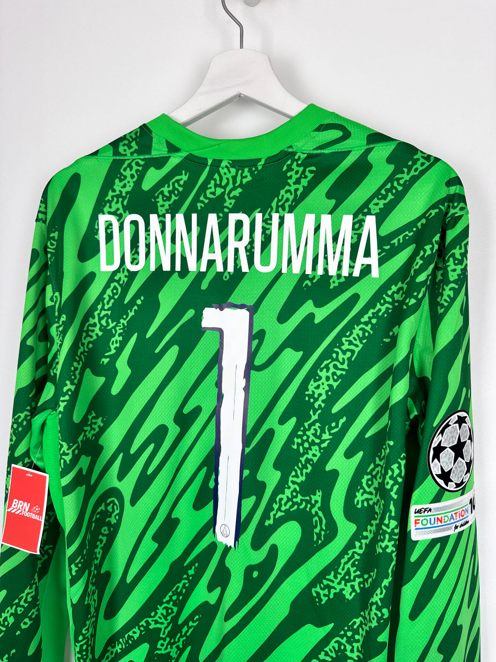 MAILLOT DE FOOTBALL PSG 2024/2025 GARDIEN FINALE MUNICH 2025 NEUF - GIANLUIGI DONNARUMMA #1 (L)
