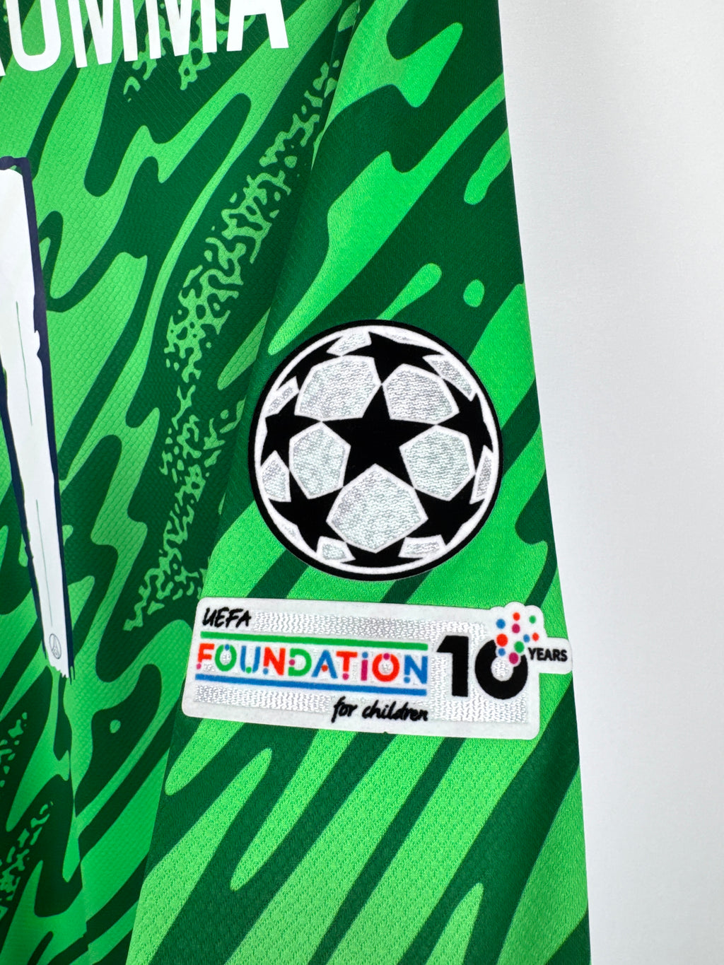 MAILLOT DE FOOTBALL PSG 2024/2025 GARDIEN FINALE MUNICH 2025 NEUF - GIANLUIGI DONNARUMMA #1 (L)