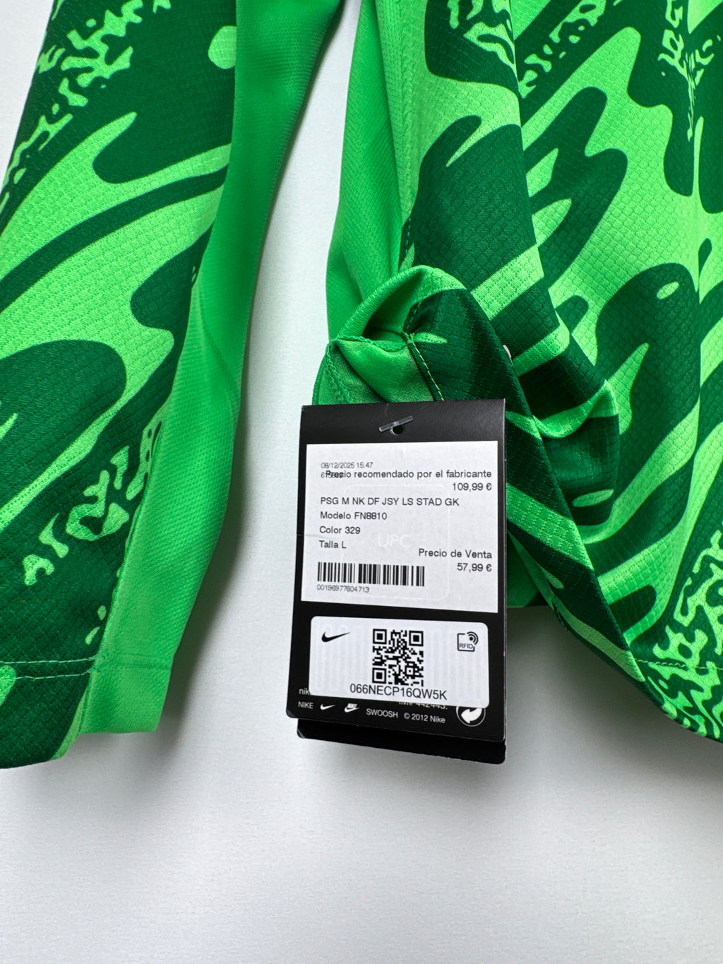 MAILLOT DE FOOTBALL PSG 2024/2025 GARDIEN FINALE MUNICH 2025 NEUF - GIANLUIGI DONNARUMMA #1 (L)