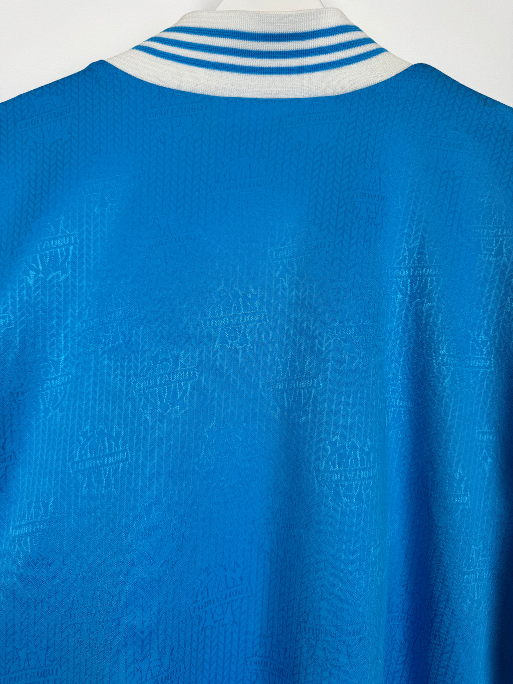 OLYMPIQUE DE MARSEILLE 1997/1998 AWAY FOOTBALL JERSEY PRO STOCK (XL)