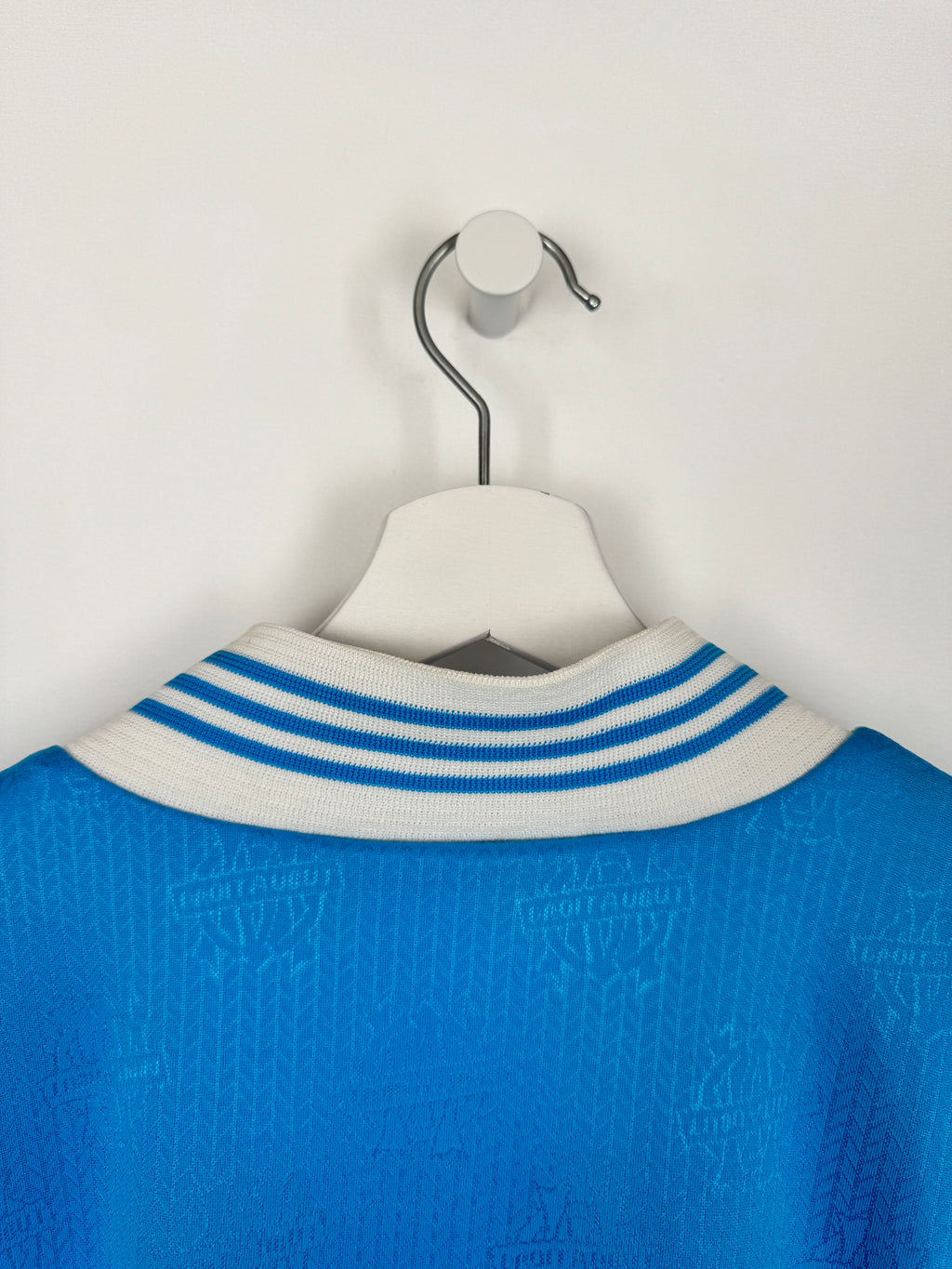 OLYMPIQUE DE MARSEILLE 1997/1998 AWAY FOOTBALL JERSEY PRO STOCK (XL)