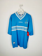 OLYMPIQUE DE MARSEILLE 1997/1998 AWAY FOOTBALL JERSEY PRO STOCK (XL)