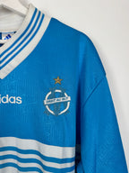 OLYMPIQUE DE MARSEILLE 1997/1998 AWAY FOOTBALL JERSEY PRO STOCK (XL)