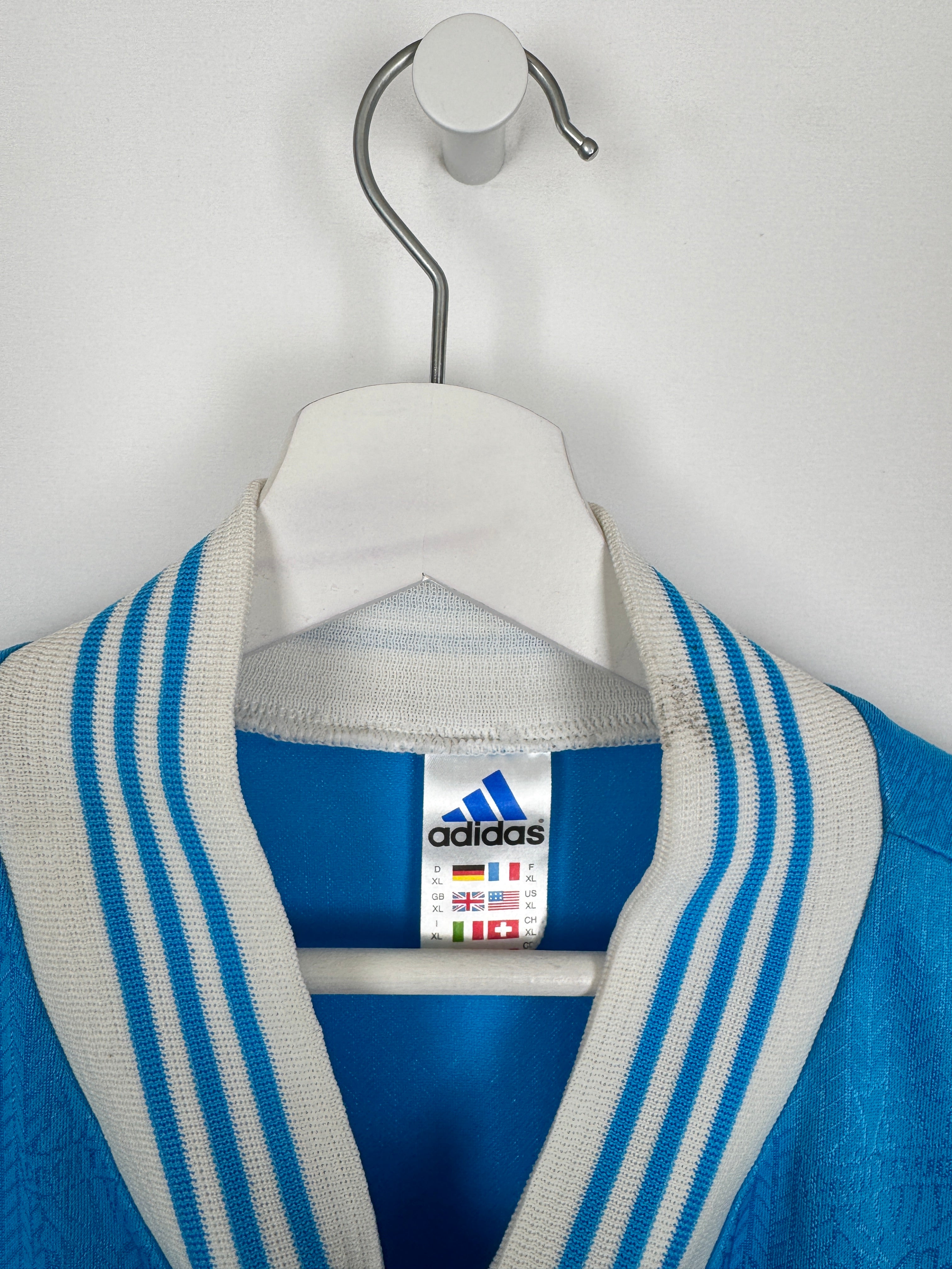 OLYMPIQUE DE MARSEILLE 1997/1998 AWAY FOOTBALL JERSEY PRO STOCK (XL)