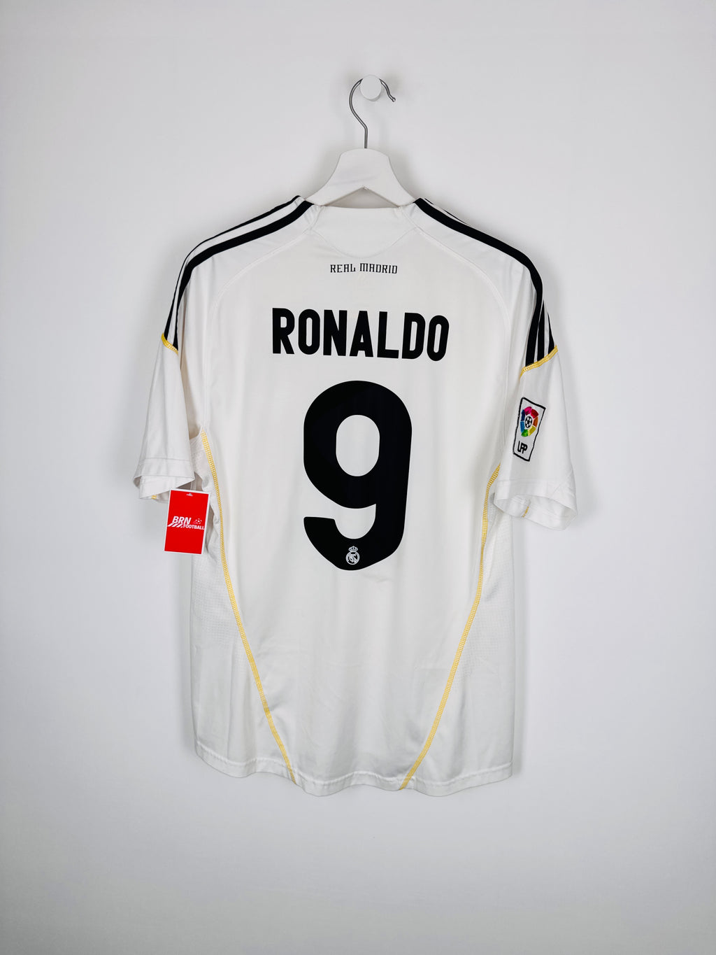 MAILLOT DE FOOTBALL REAL MADRID 2009/2010 DOMICILE - CRISTIANO RONALDO #9 (M)