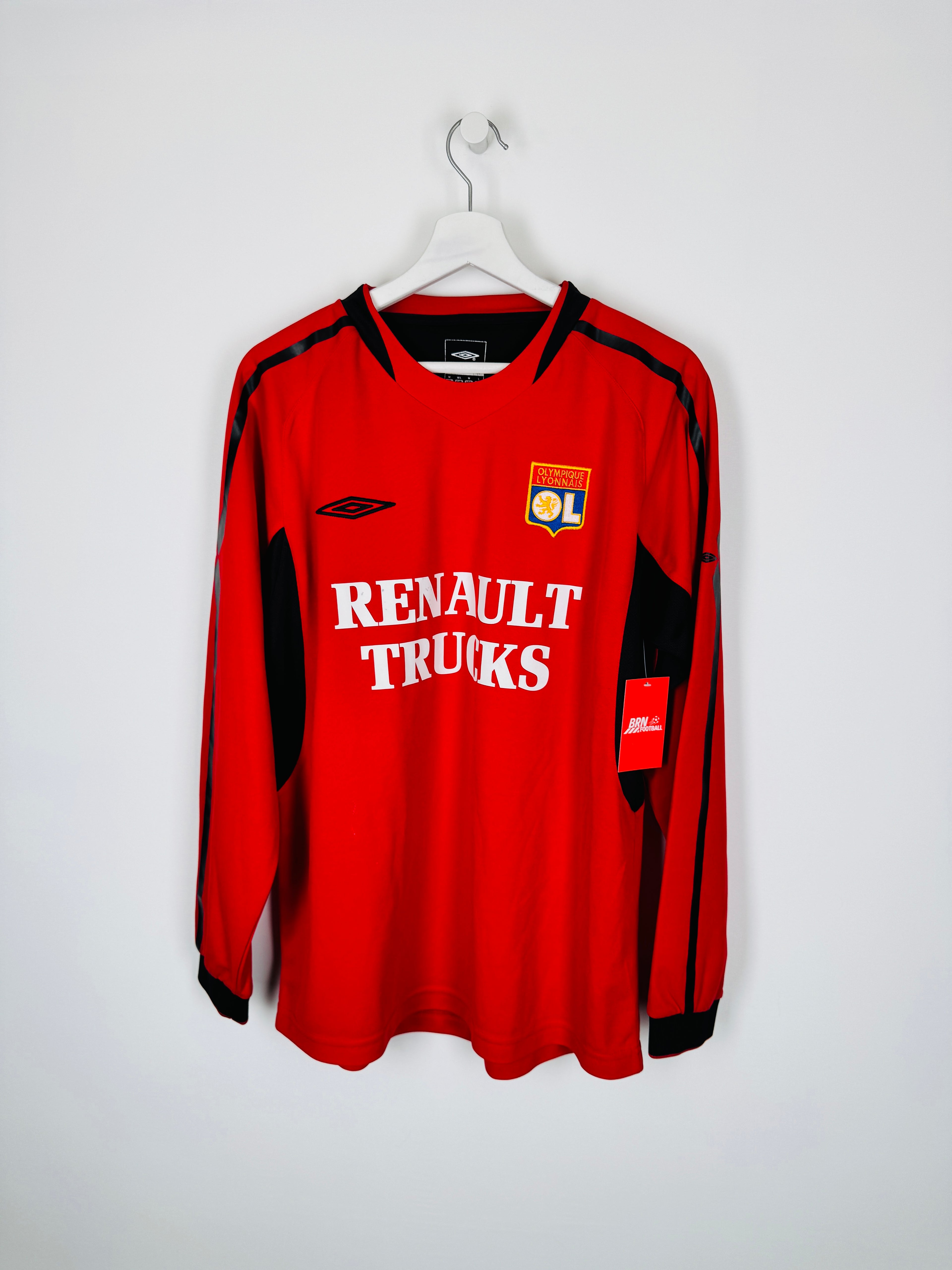 OLYMPIQUE LYONNAIS 2005/2006 GOALKEEPER LONG SLEEVE FOOTBALL SHIRT (M)