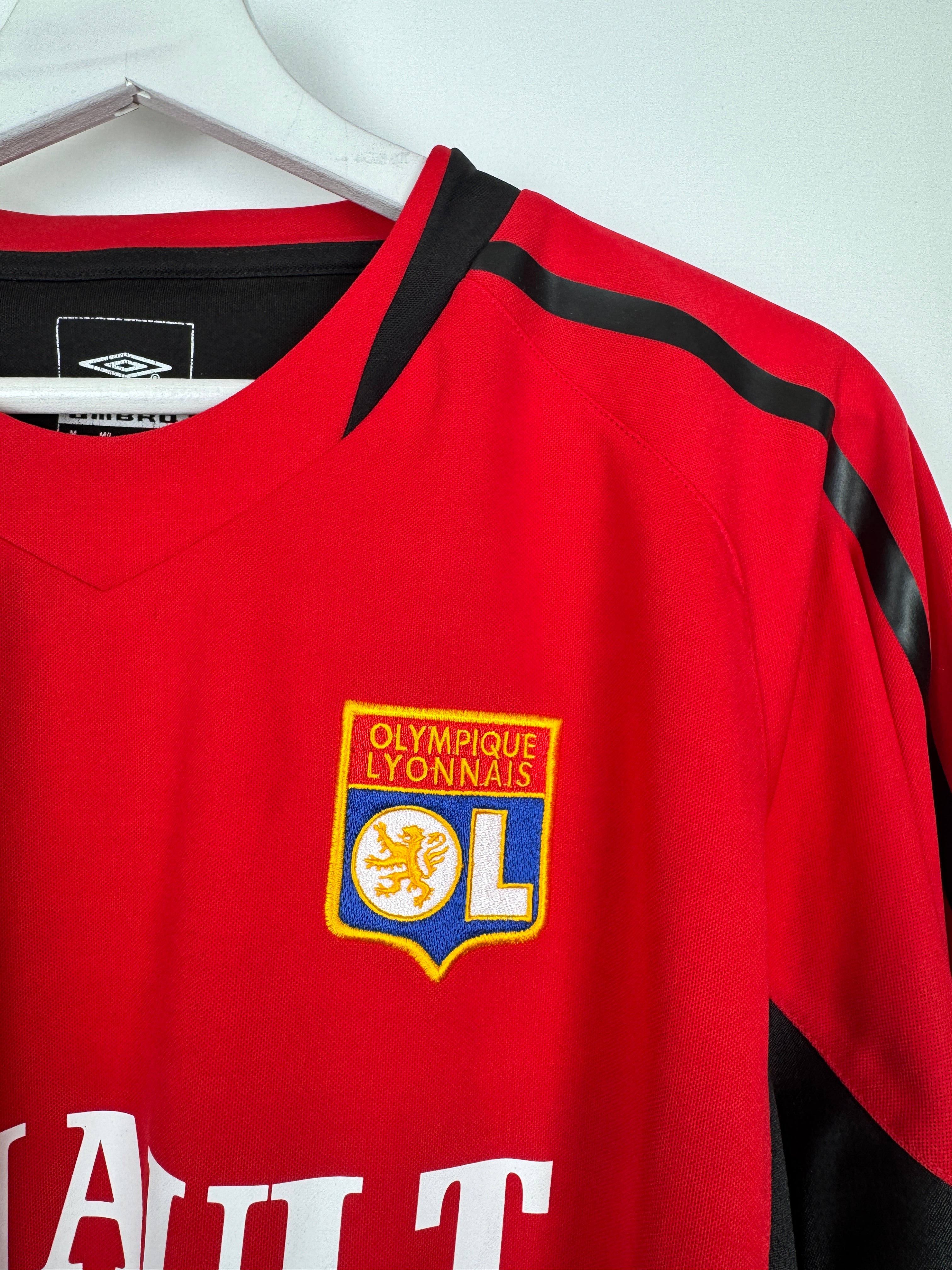 OLYMPIQUE LYONNAIS 2005/2006 GOALKEEPER LONG SLEEVE FOOTBALL SHIRT (M)