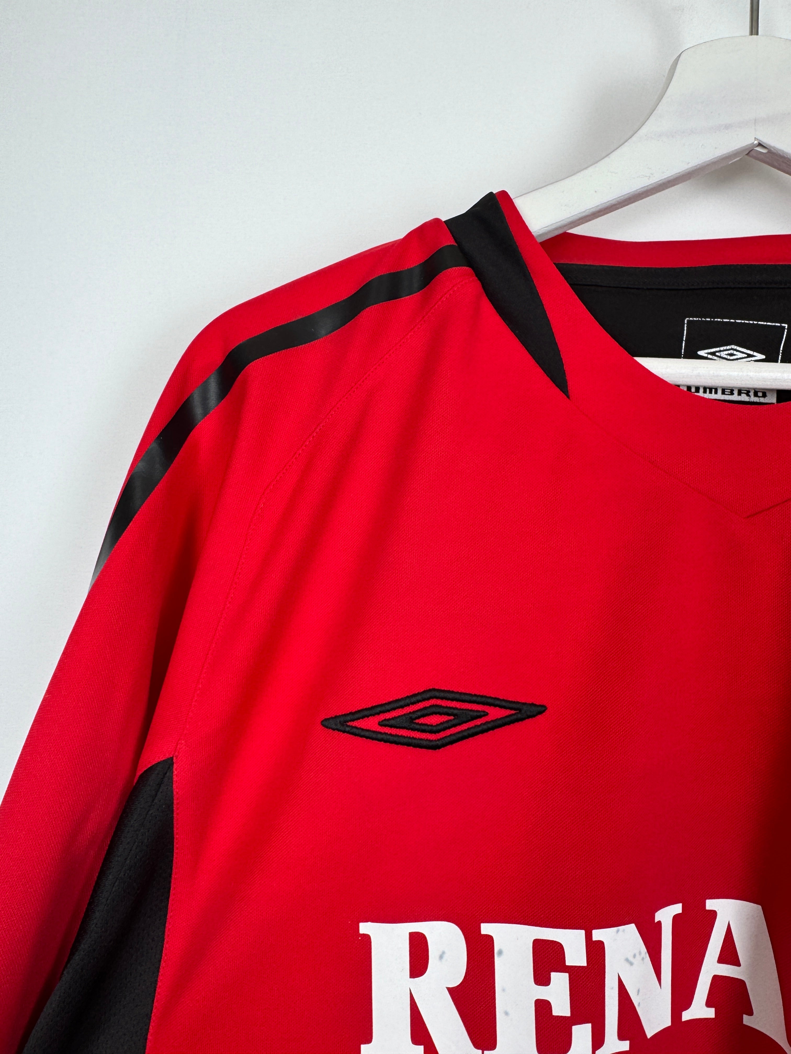 OLYMPIQUE LYONNAIS 2005/2006 GOALKEEPER LONG SLEEVE FOOTBALL SHIRT (M)