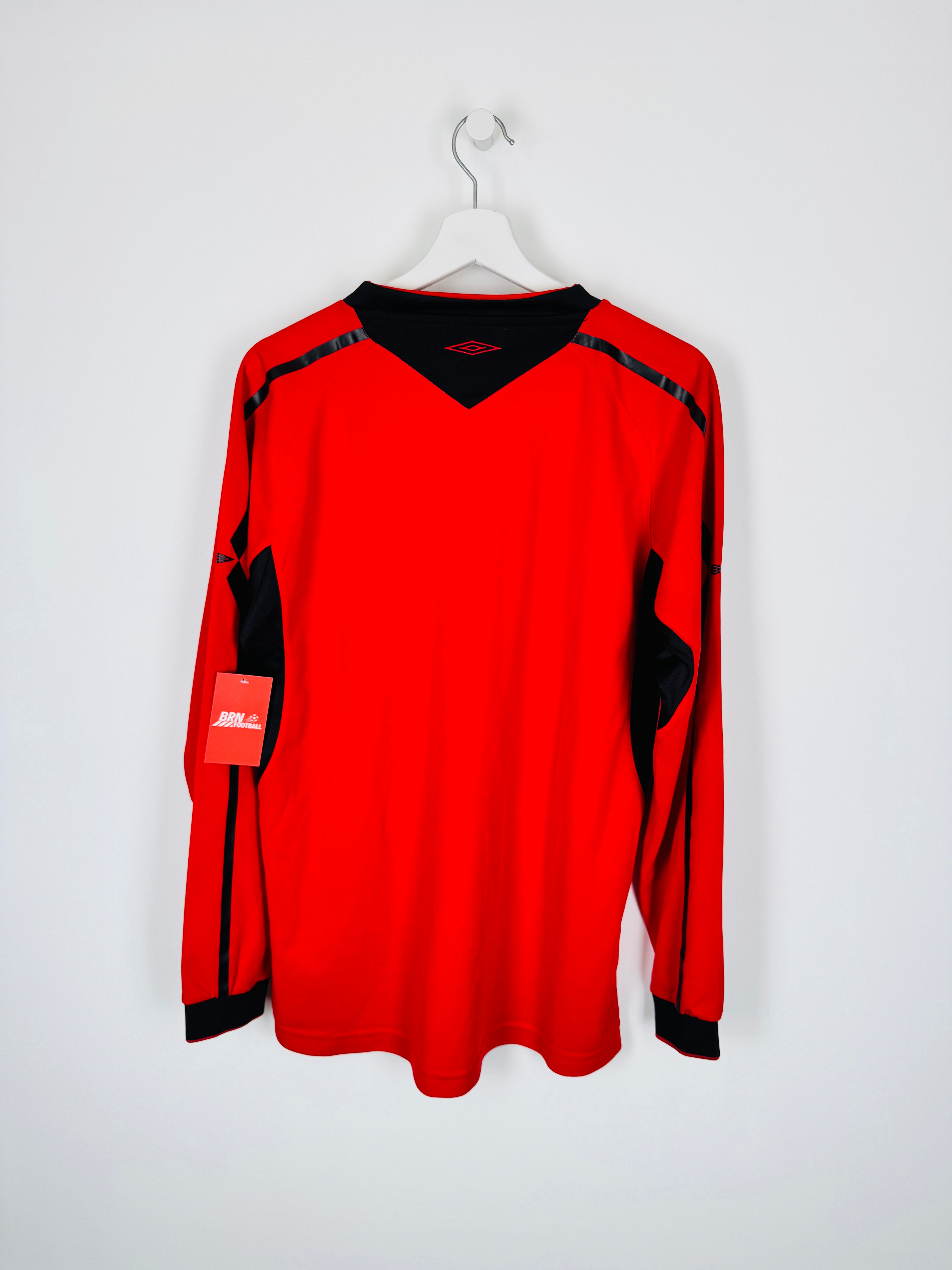 OLYMPIQUE LYONNAIS 2005/2006 GOALKEEPER LONG SLEEVE FOOTBALL SHIRT (M)