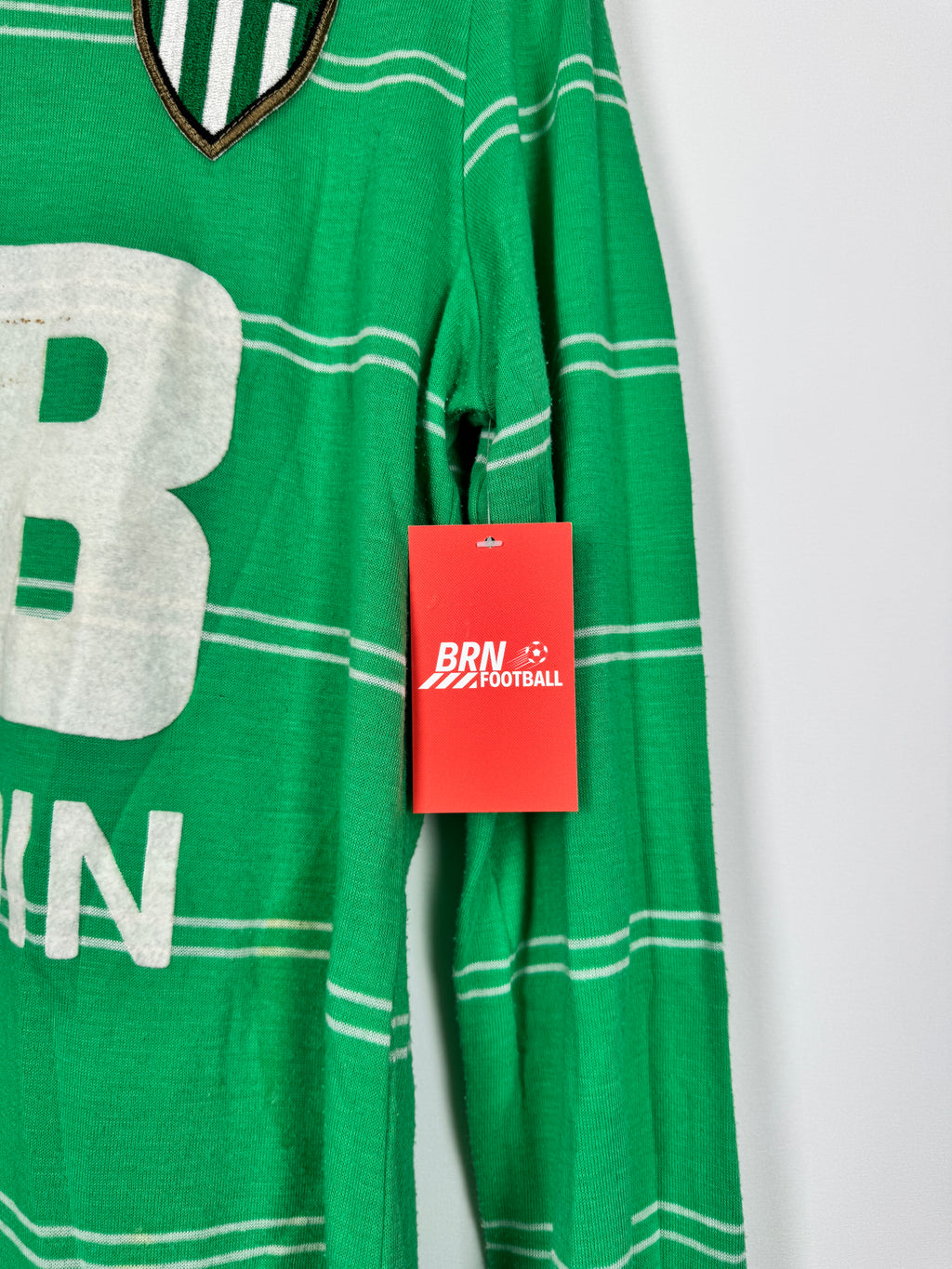 CAMISETA DE FÚTBOL SAINT-ETIENNE 1981/1984 LOCAL KB JARDÍN MANGA LARGA (M)
