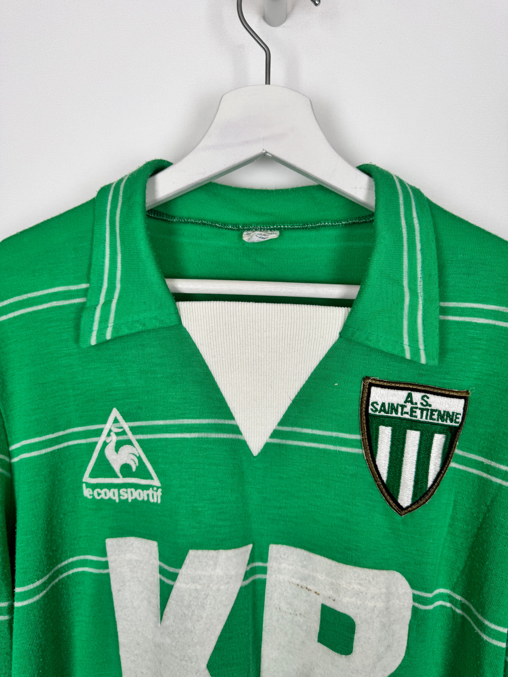 CAMISETA DE FÚTBOL SAINT-ETIENNE 1981/1984 LOCAL KB JARDÍN MANGA LARGA (M)