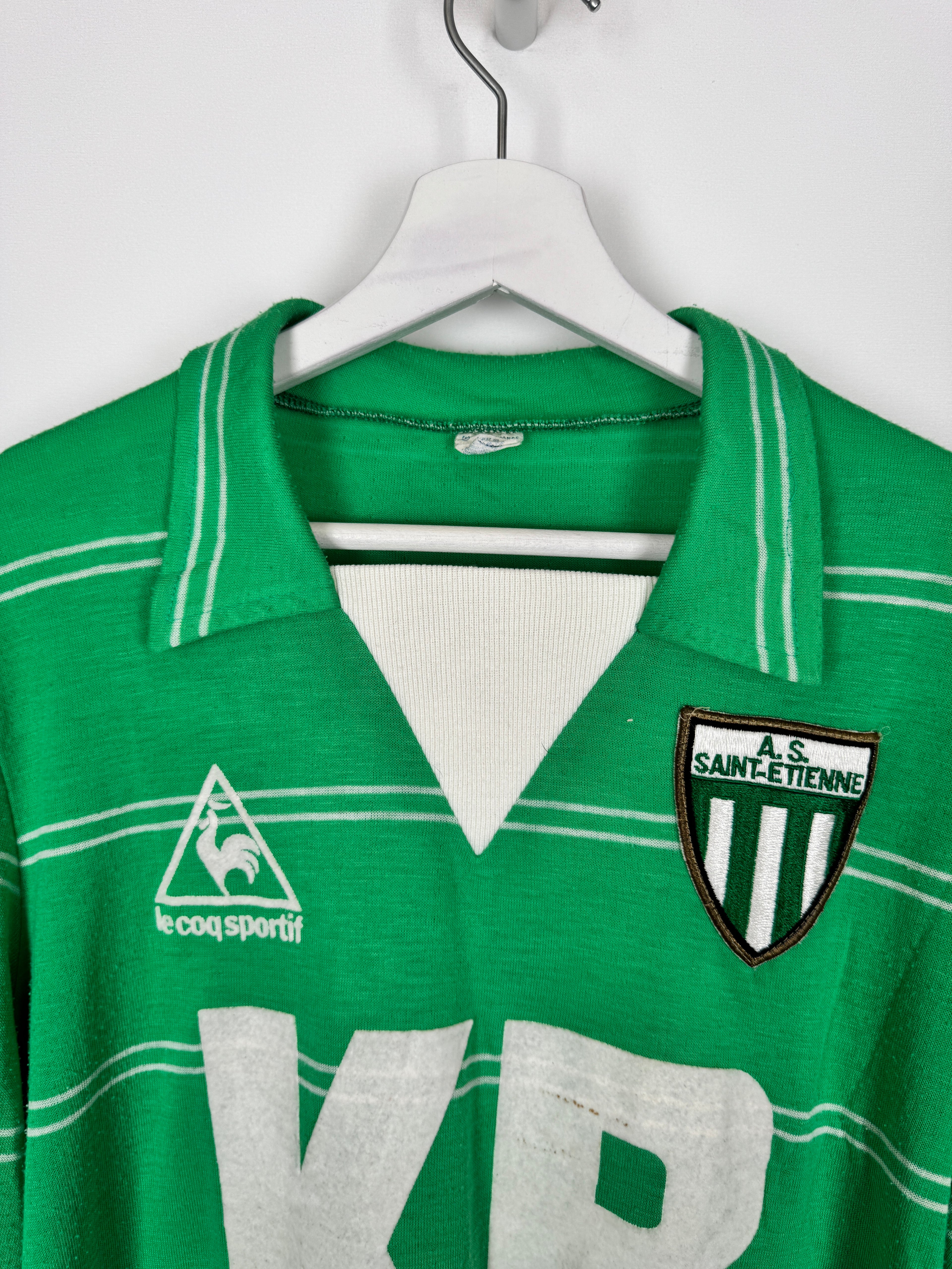 CAMISETA DE FÚTBOL SAINT-ETIENNE 1981/1984 LOCAL KB JARDÍN MANGA LARGA (M)