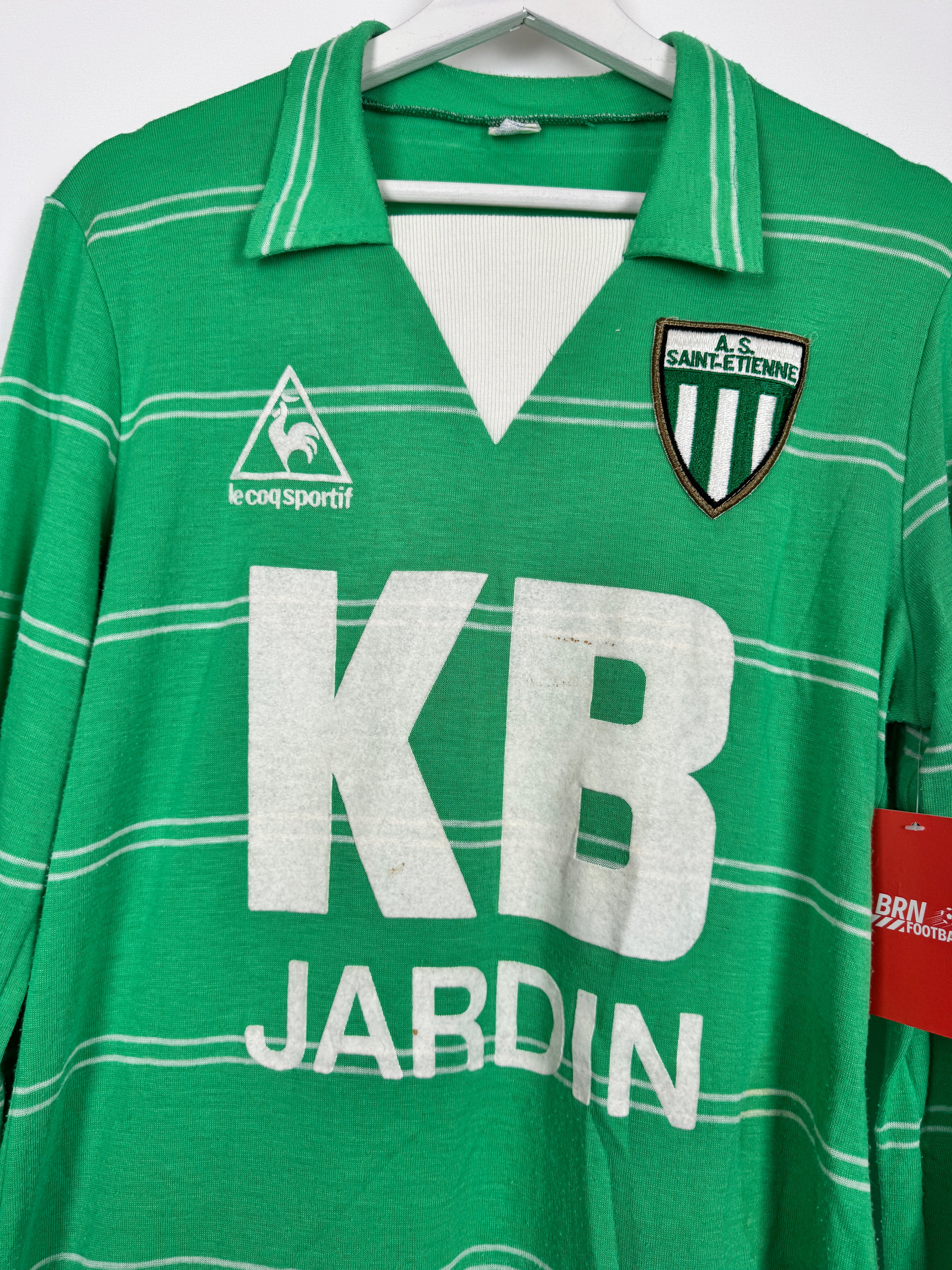 CAMISETA DE FÚTBOL SAINT-ETIENNE 1981/1984 LOCAL KB JARDÍN MANGA LARGA (M)