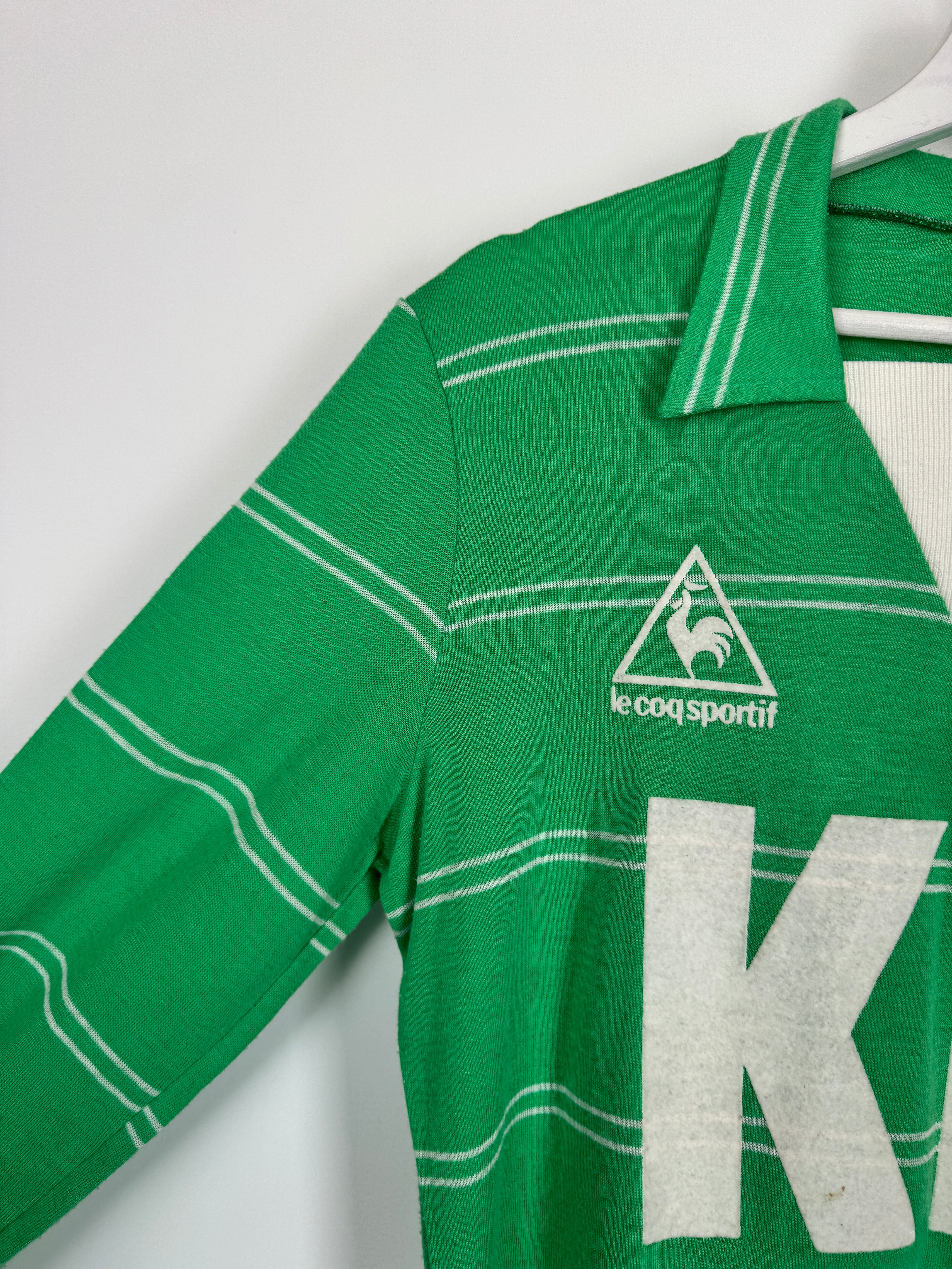 CAMISETA DE FÚTBOL SAINT-ETIENNE 1981/1984 LOCAL KB JARDÍN MANGA LARGA (M)