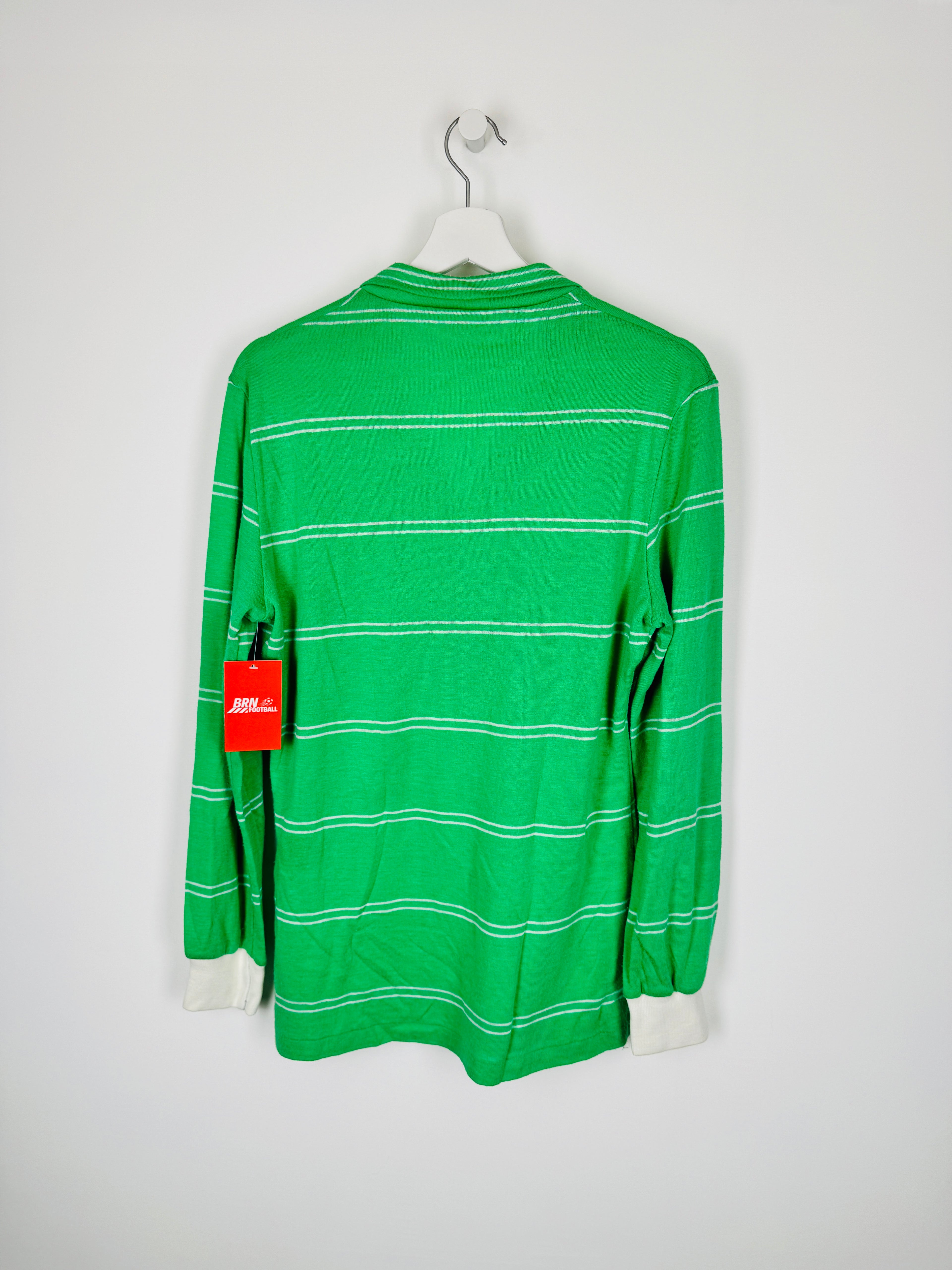 FOOTBALL JERSEY SAINT-ÉTIENNE 1981/1984 HOME KB JARDIN LONG SLEEVES (M)