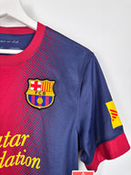 MAILLOT DE FOOTBALL BARCELONE 2012/2013 DOMICILE - LEO MESSI #10 (S)