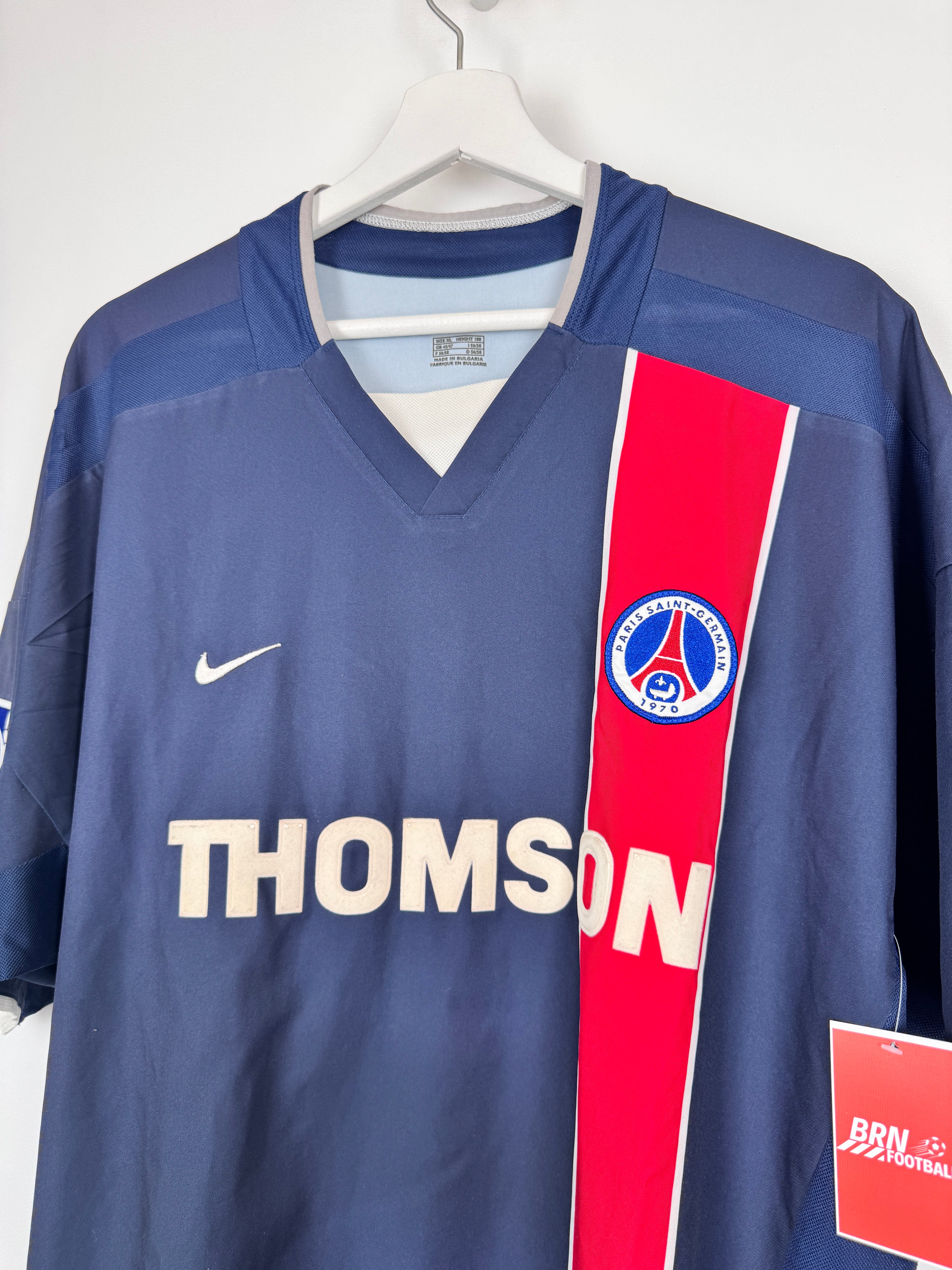 MAILLOT DE FOOTBALL PSG 2002/2003 DOMICILE - RONALDINHO #10 (XL)