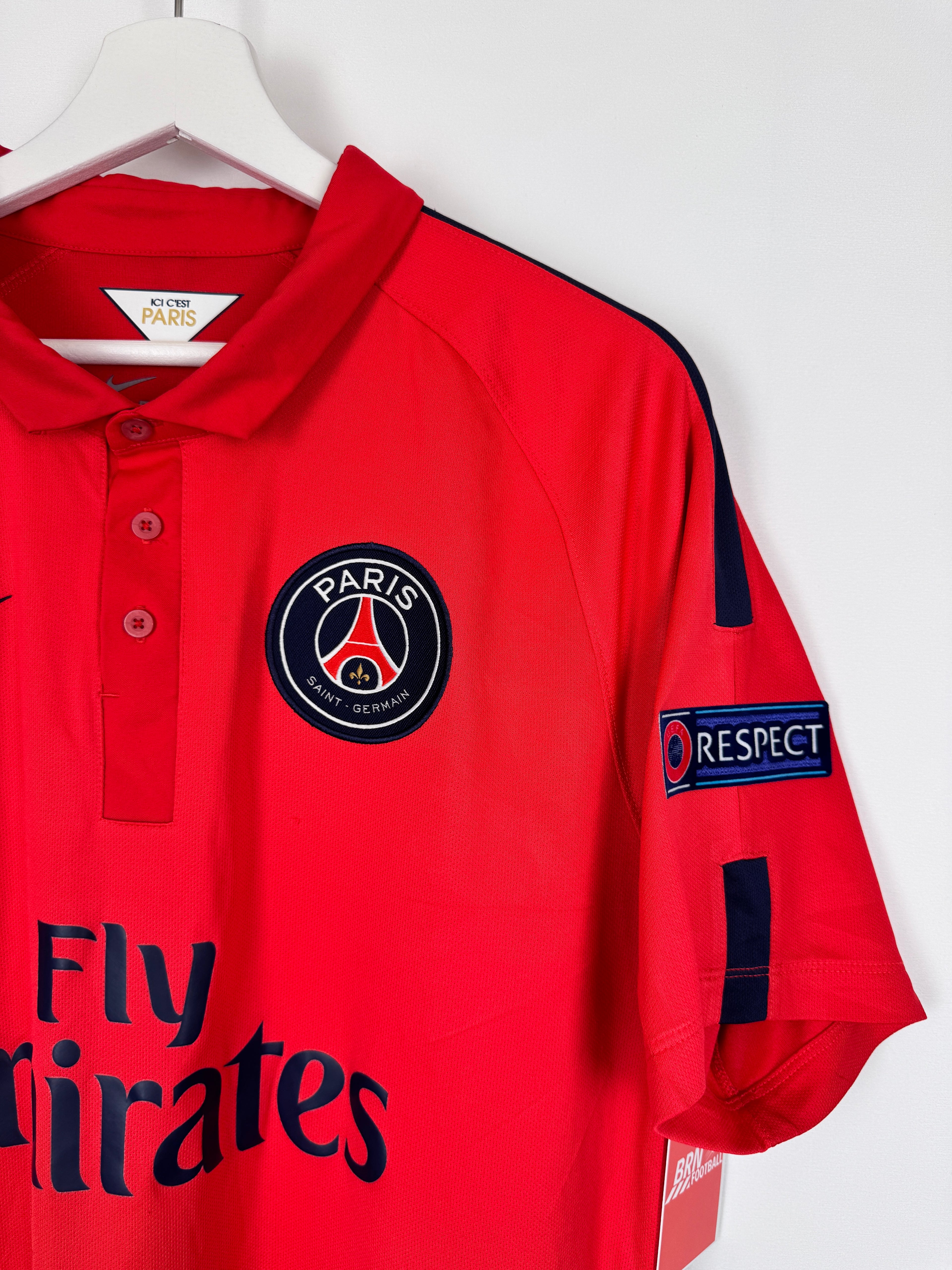MAILLOT DE FOOTBALL PSG 2014/2015 THIRD - THIAGO SILVA #2 (L)