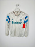 OLYMPIQUE DE MARSEILLE FOOTBALL SHIRT 1989/1991 HOME PANASONIC (XS)