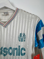 OLYMPIQUE DE MARSEILLE FOOTBALL SHIRT 1989/1991 HOME PANASONIC (XS)
