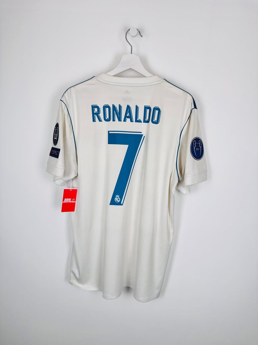 MAILLOT DE FOOTBALL REAL MADRID 2017/2018 DOMICILE - CRISTIANO RONALDO #7 (L)