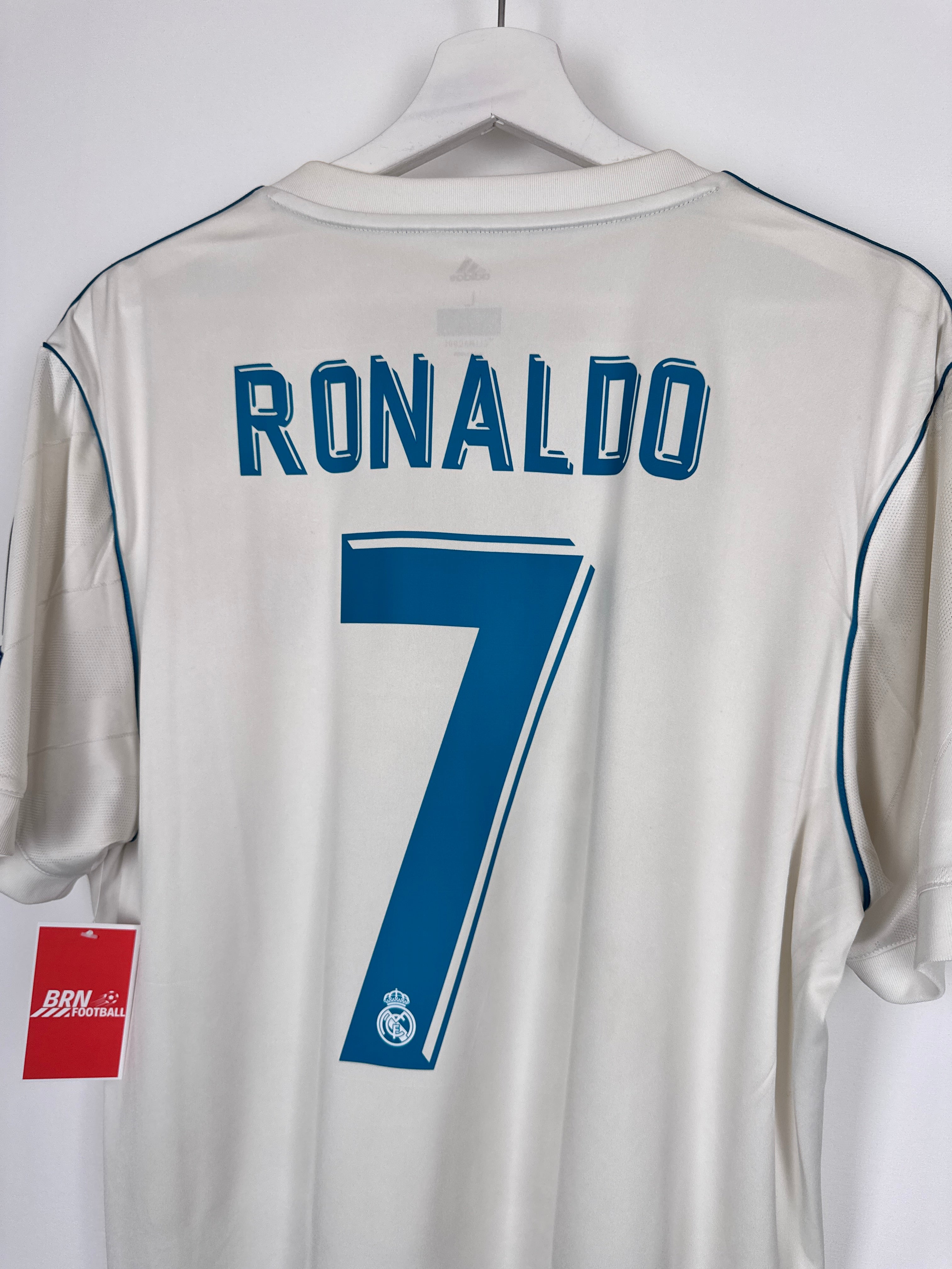MAILLOT DE FOOTBALL REAL MADRID 2017/2018 DOMICILE - CRISTIANO RONALDO #7 (L)
