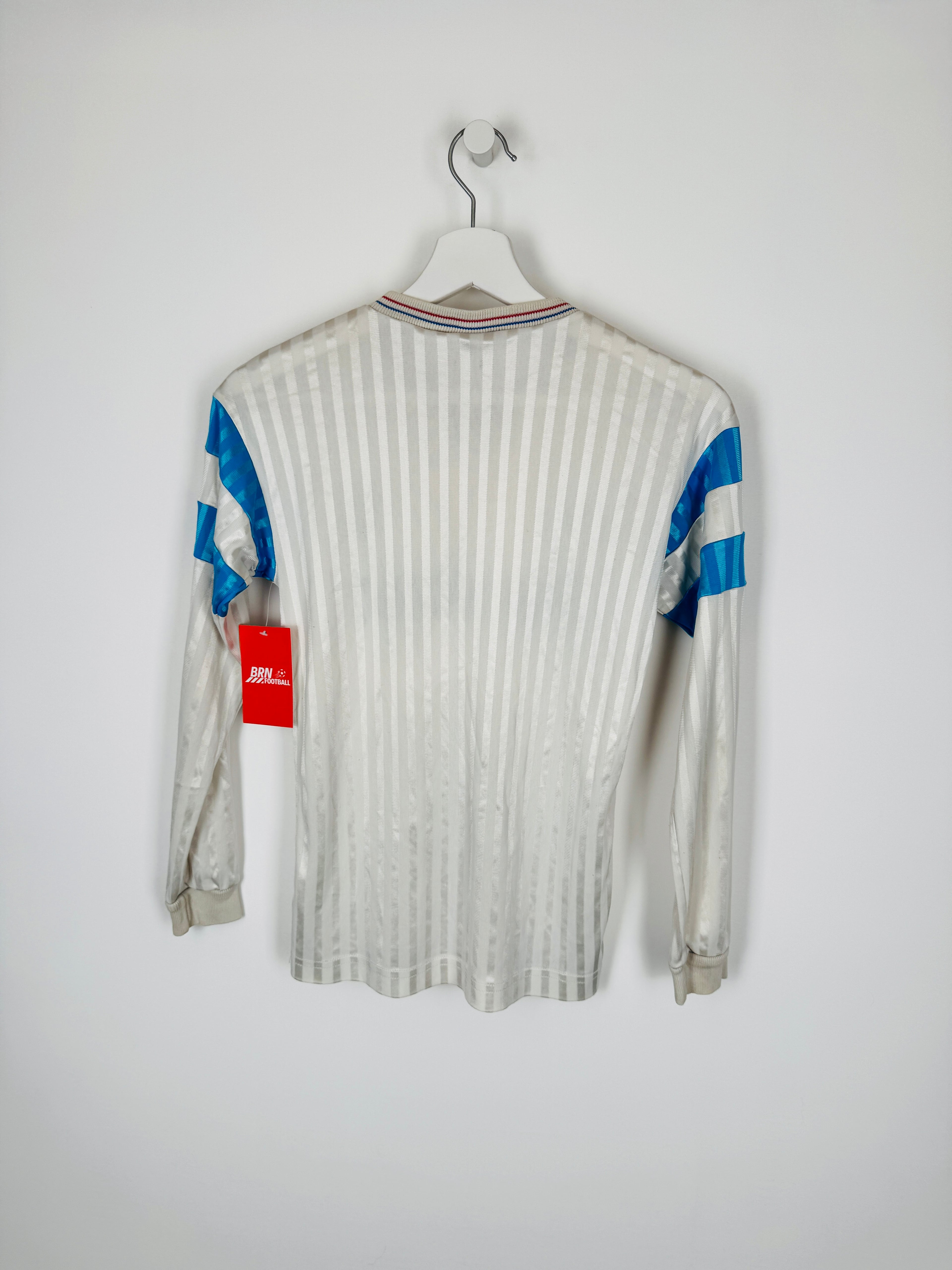 OLYMPIQUE DE MARSEILLE FOOTBALL SHIRT 1989/1991 HOME PANASONIC (XS)
