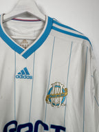 OLYMPIQUE DE MARSEILLE 2009/2010 HOME FOOTBALL JERSEY - LUCHO #8 (XXL)