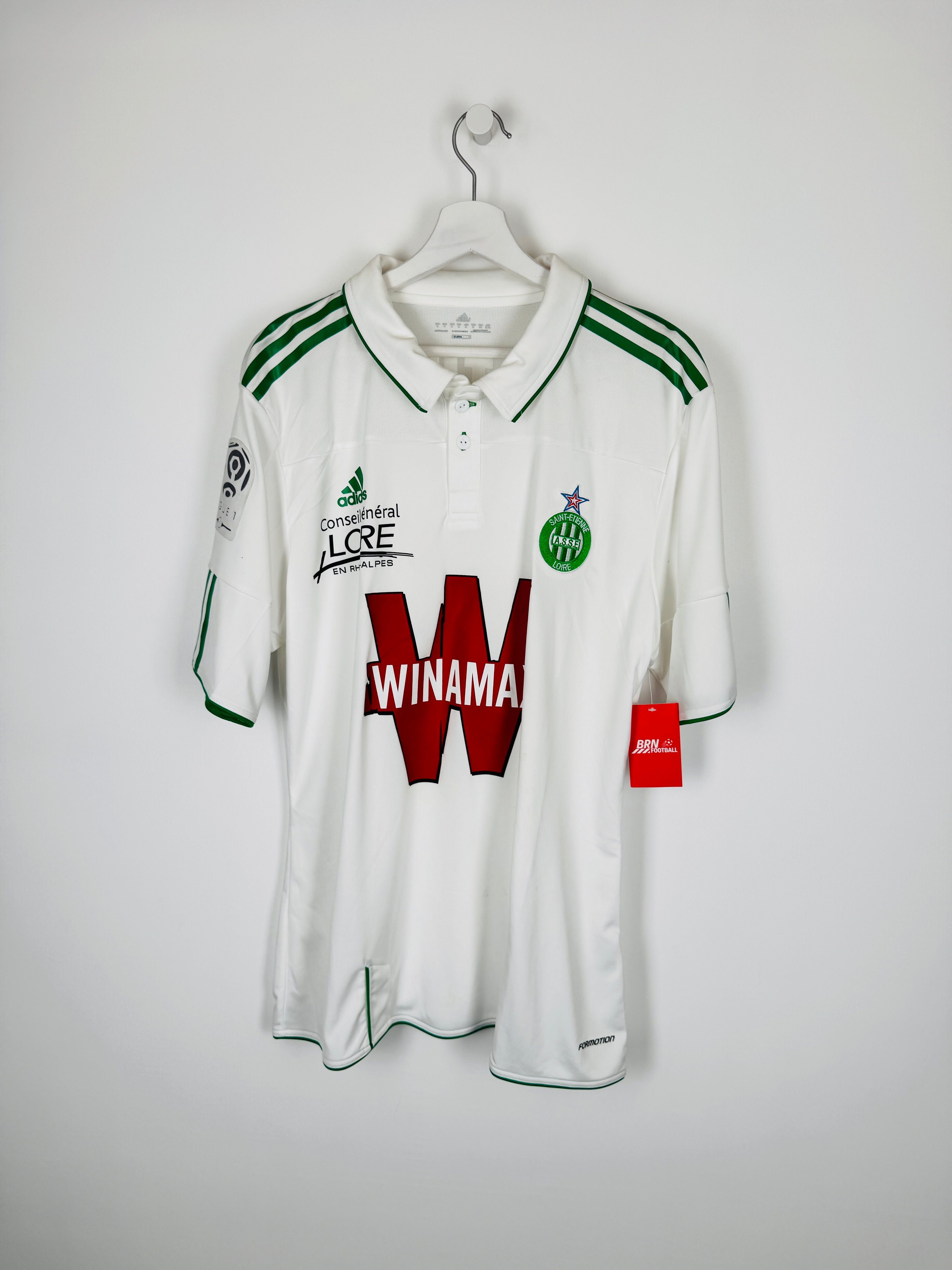 SAINT-ÉTIENNE FOOTBALL JERSEY 2010/2011 AWAY PRO STOCK - MATUIDI #12 (XL)
