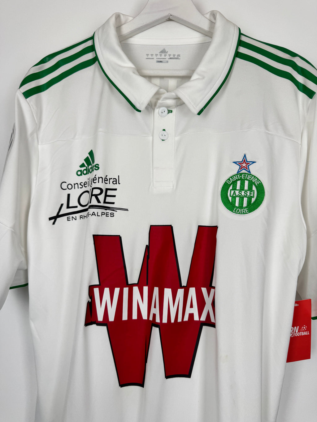 CAMISETA DE FÚTBOL SAINT-ETIENNE 2010/2011 VISITANTE STOCK PRO - MATUIDI #12 (XL)