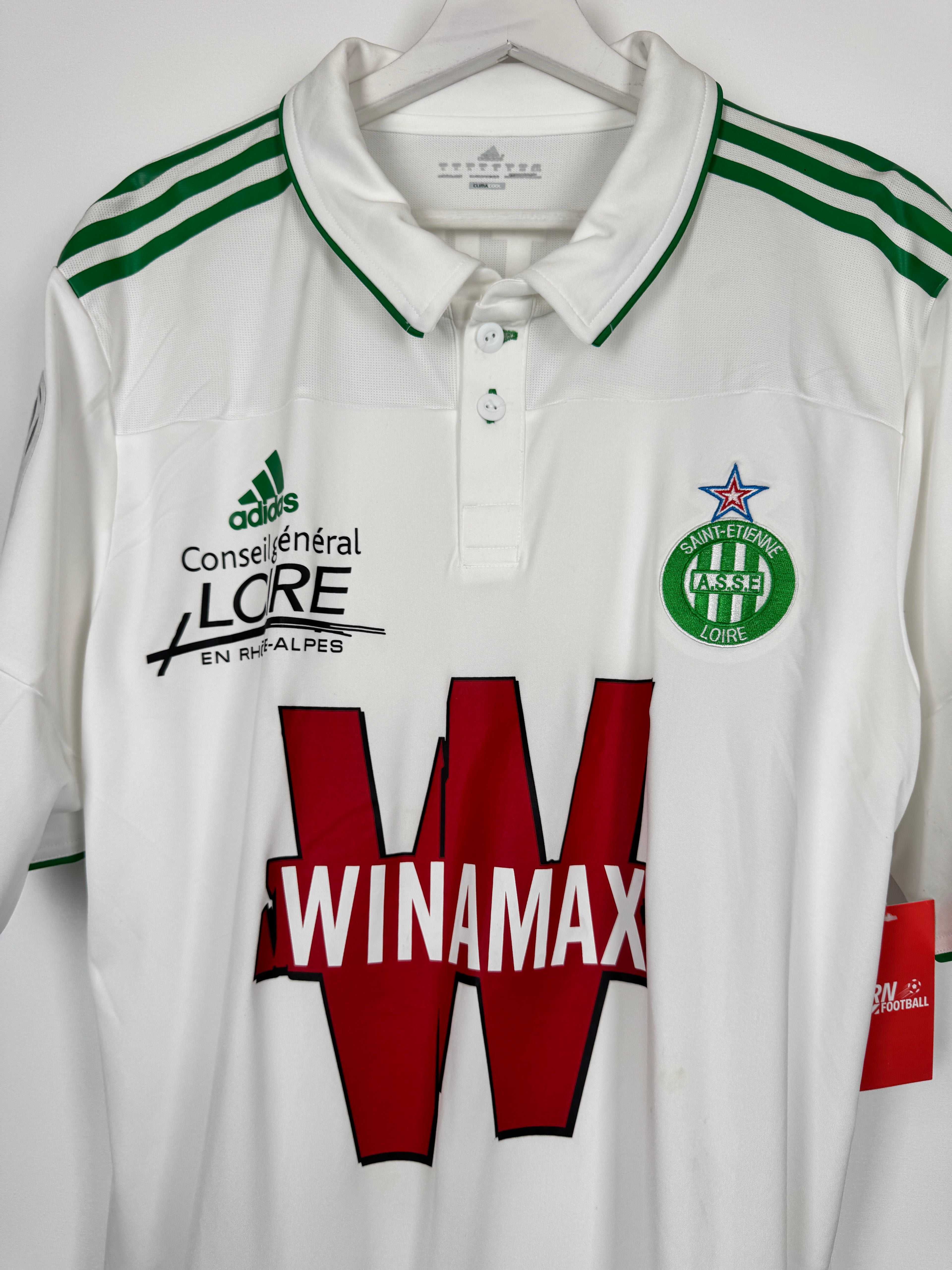 SAINT-ÉTIENNE FOOTBALL JERSEY 2010/2011 AWAY PRO STOCK - MATUIDI #12 (XL)
