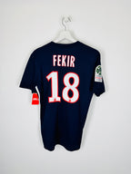 OLYMPIQUE LYONNAIS 2017/2018 AWAY FOOTBALL JERSEY - FEKIR #18 (S)