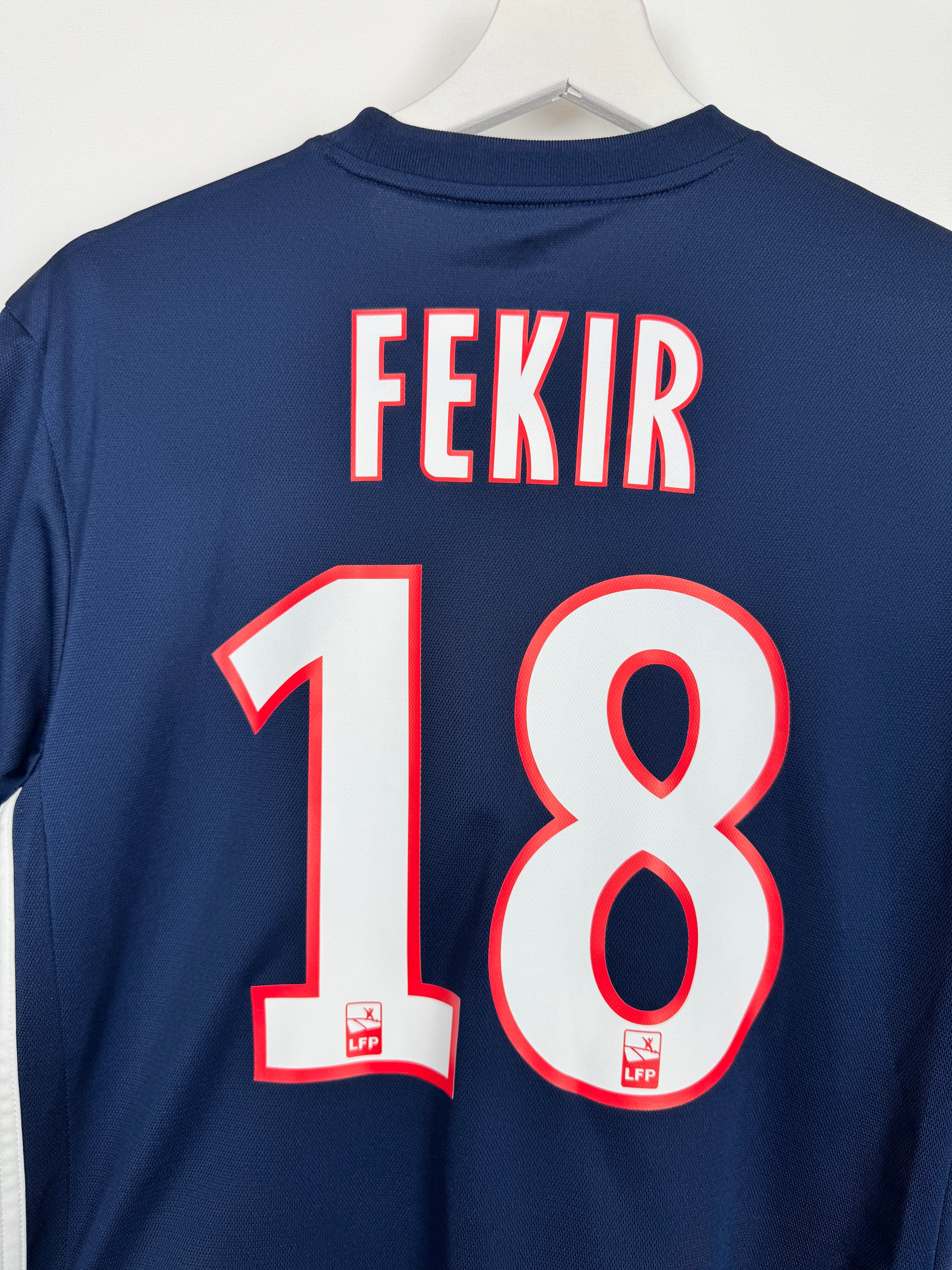 OLYMPIQUE LYONNAIS 2017/2018 AWAY FOOTBALL JERSEY - FEKIR #18 (S)