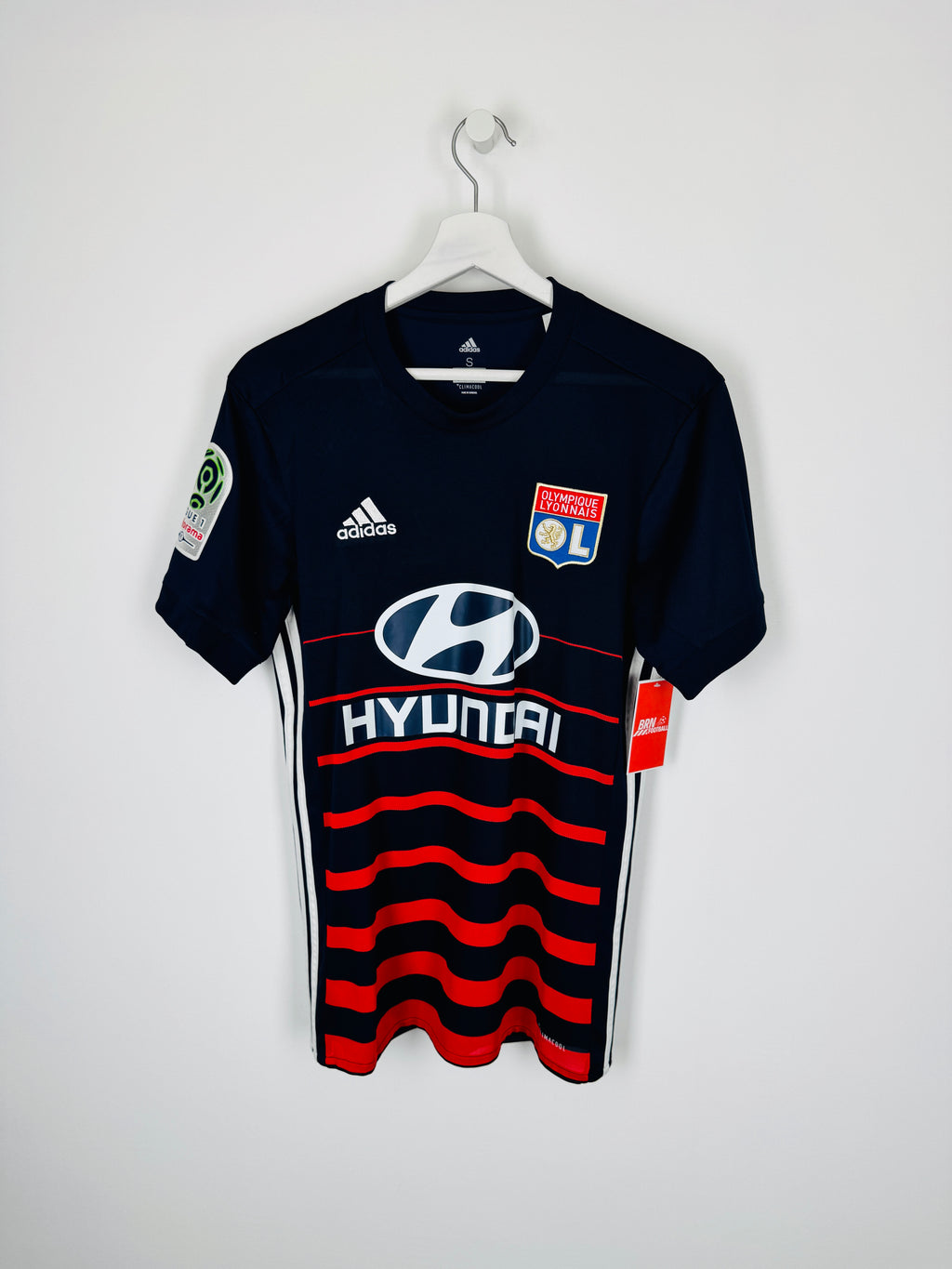 OLYMPIQUE LYONNAIS 2017/2018 AWAY FOOTBALL JERSEY - FEKIR #18 (S)