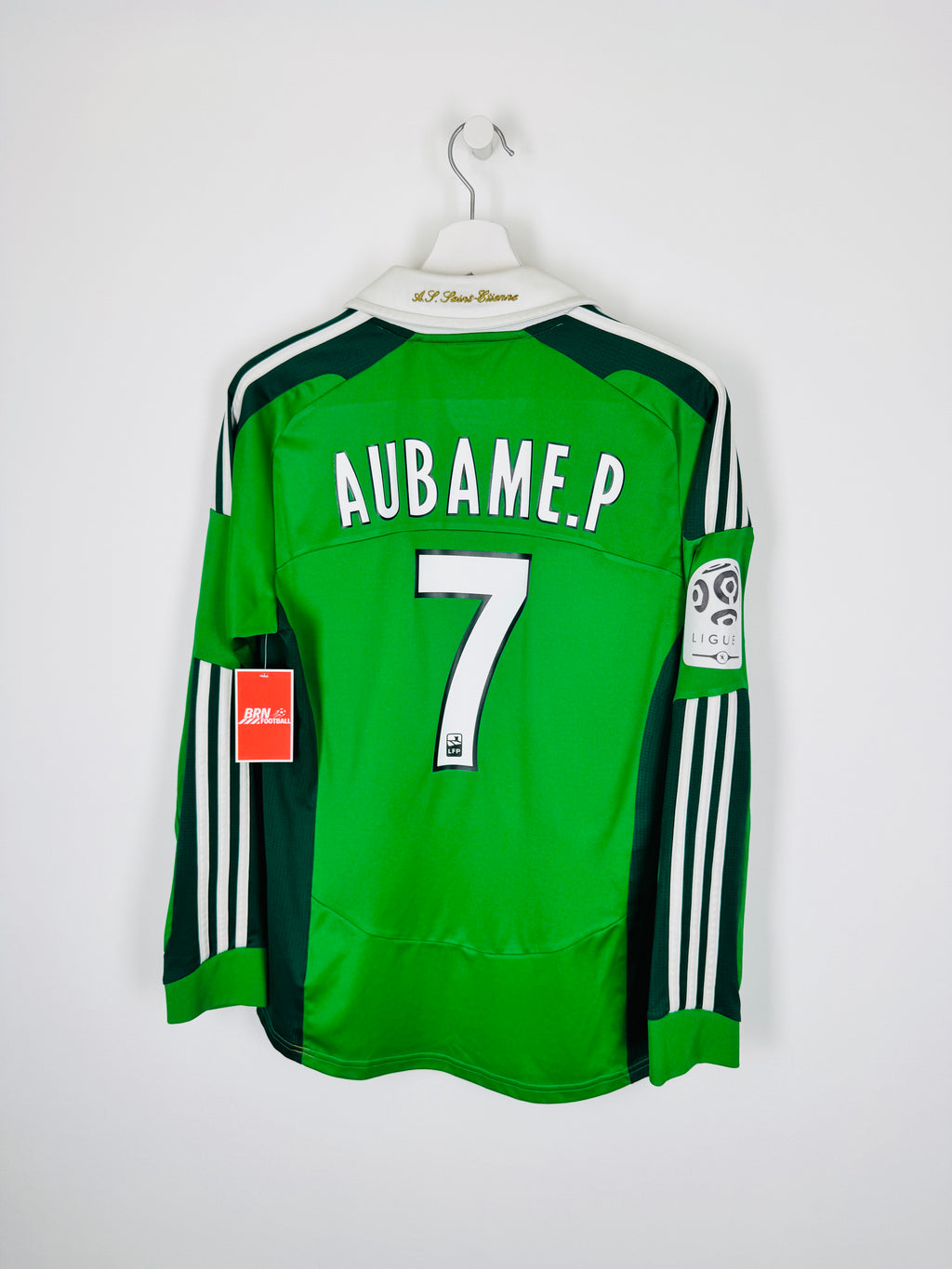 CAMISETA DE FÚTBOL SAINT-ETIENNE 2011/2012 LOCAL MANGA LARGA - AUBAME.P #7 (S)