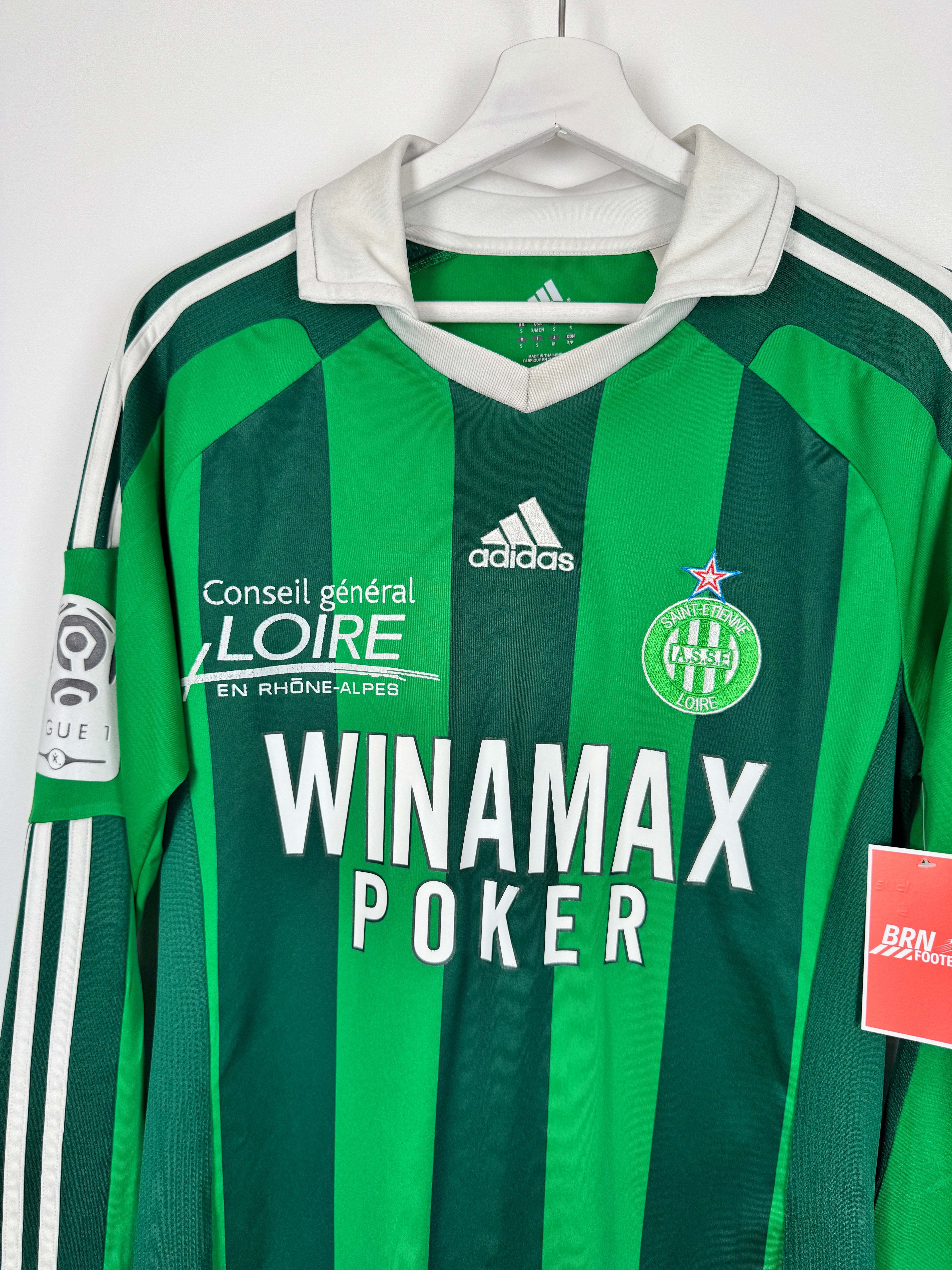 SAINT-ETIENNE FOOTBALL JERSEY 2011/2012 HOME LONG SLEEVE - AUBAME.P #7 (S)