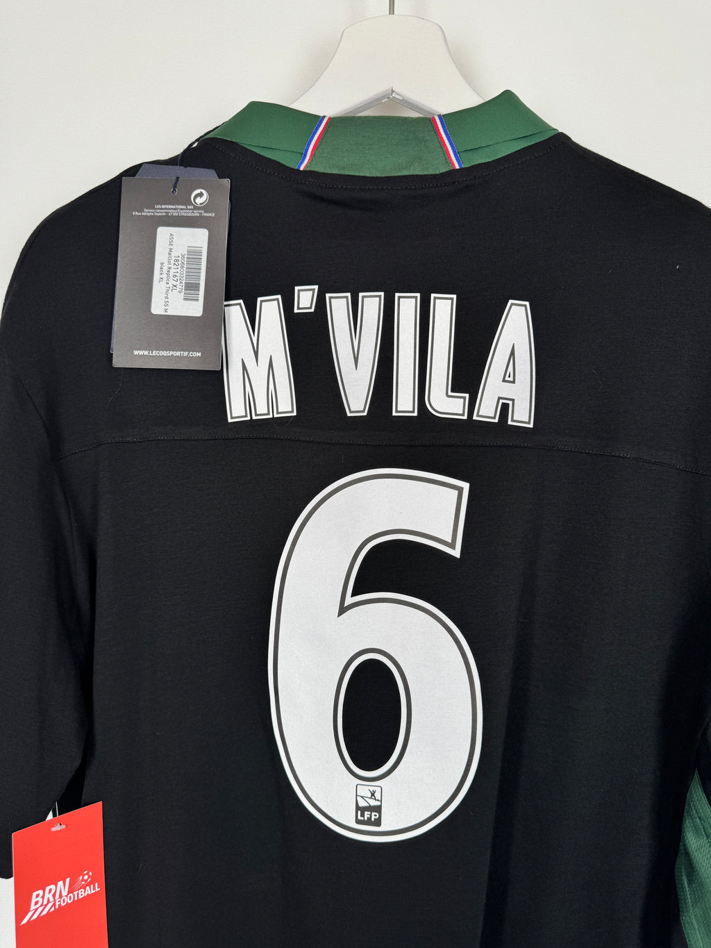 SAINT-ETIENNE 2018/2019 THIRD FOOTBALL SHIRT NEW - M'VILA #6 (XL)