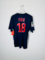 OLYMPIQUE LYONNAIS 2017/2018 AWAY FOOTBALL JERSEY - FEKIR #18 (L)