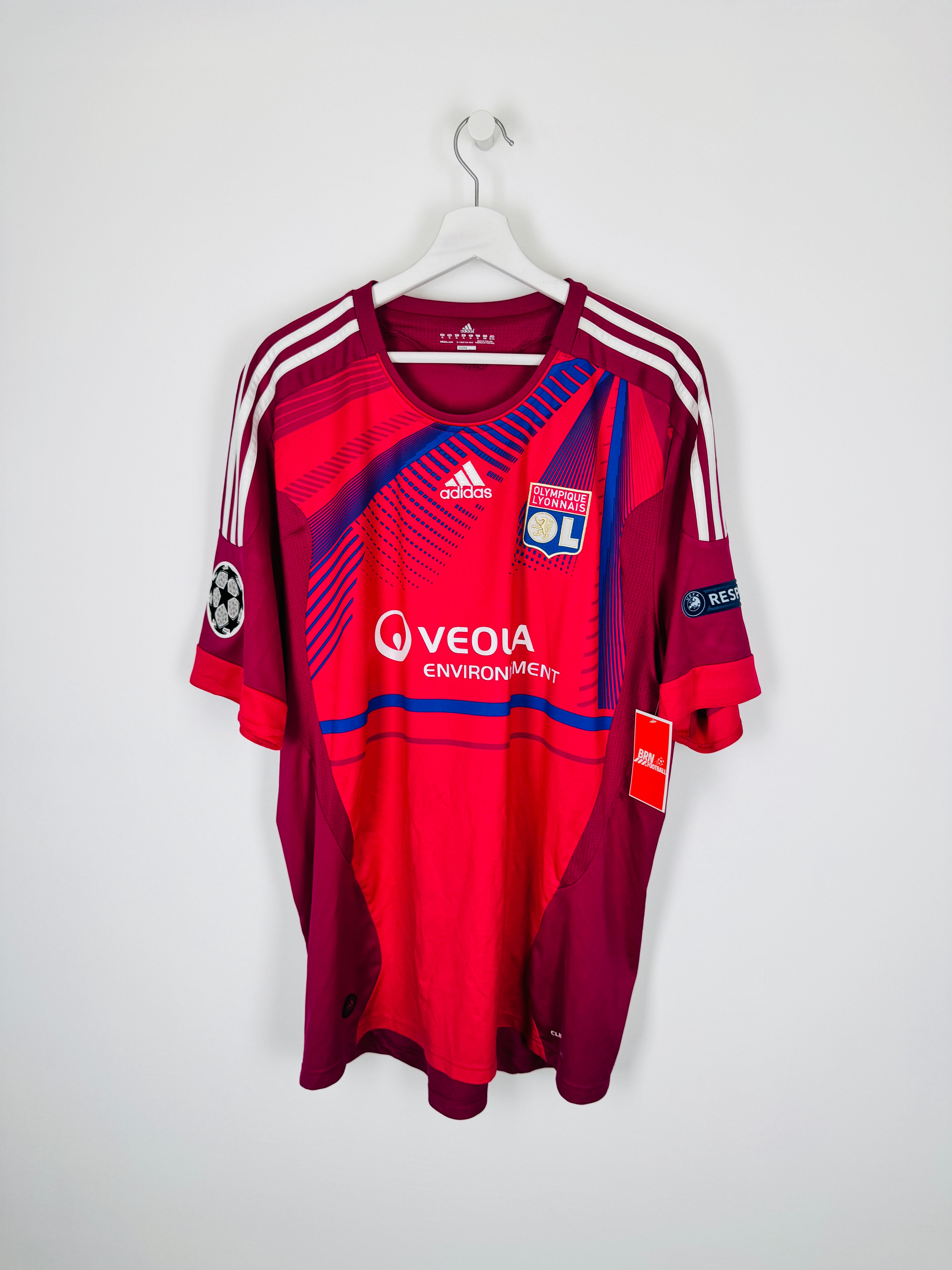 OLYMPIQUE LYONNAIS 2011/2012 THIRD FOOTBALL SHIRT - PJANIC #8 (XL)