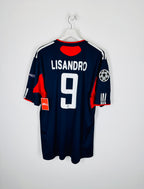 OLYMPIQUE LYONNAIS 2010/2011 THIRD FOOTBALL JERSEY - LISANDRO #9 (XL)