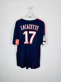 OLYMPIQUE LYONNAIS 2011/2012 AWAY FOOTBALL SHIRT - LACAZETTE #17 (XL)