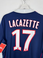 OLYMPIQUE LYONNAIS 2011/2012 AWAY FOOTBALL SHIRT - LACAZETTE #17 (XL)