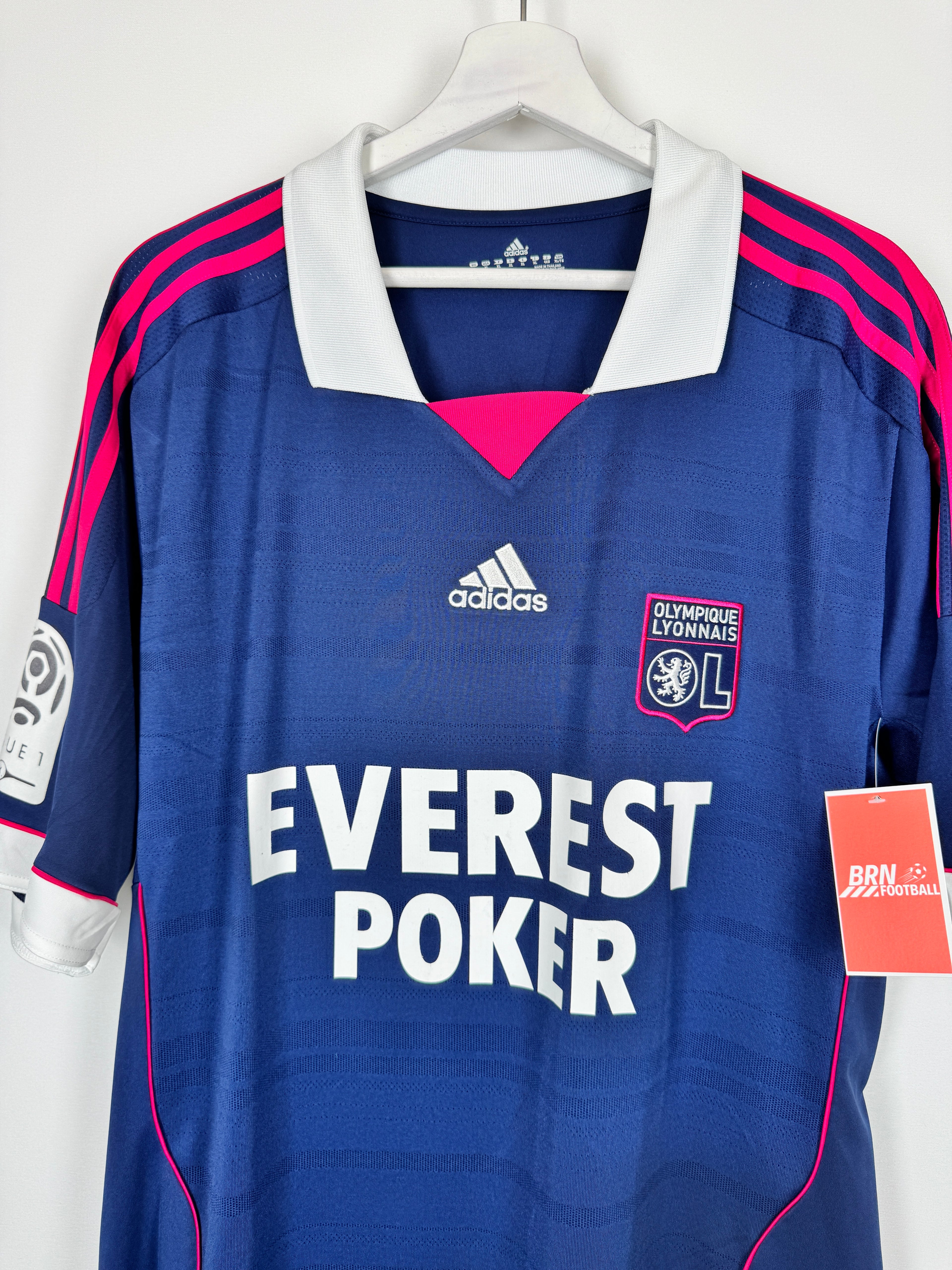 OLYMPIQUE LYONNAIS 2011/2012 AWAY FOOTBALL SHIRT - LACAZETTE #17 (XL)