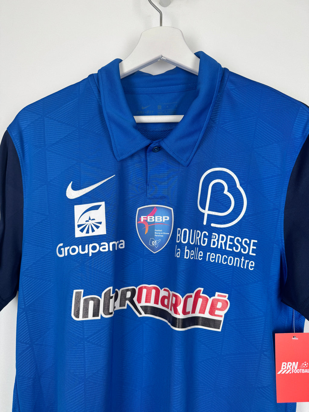 CAMISETA DE FÚTBOL BOURG EN BRESSE USADA EN PARTIDO - CAMISETA BOYER #29 FIRMADA (L)