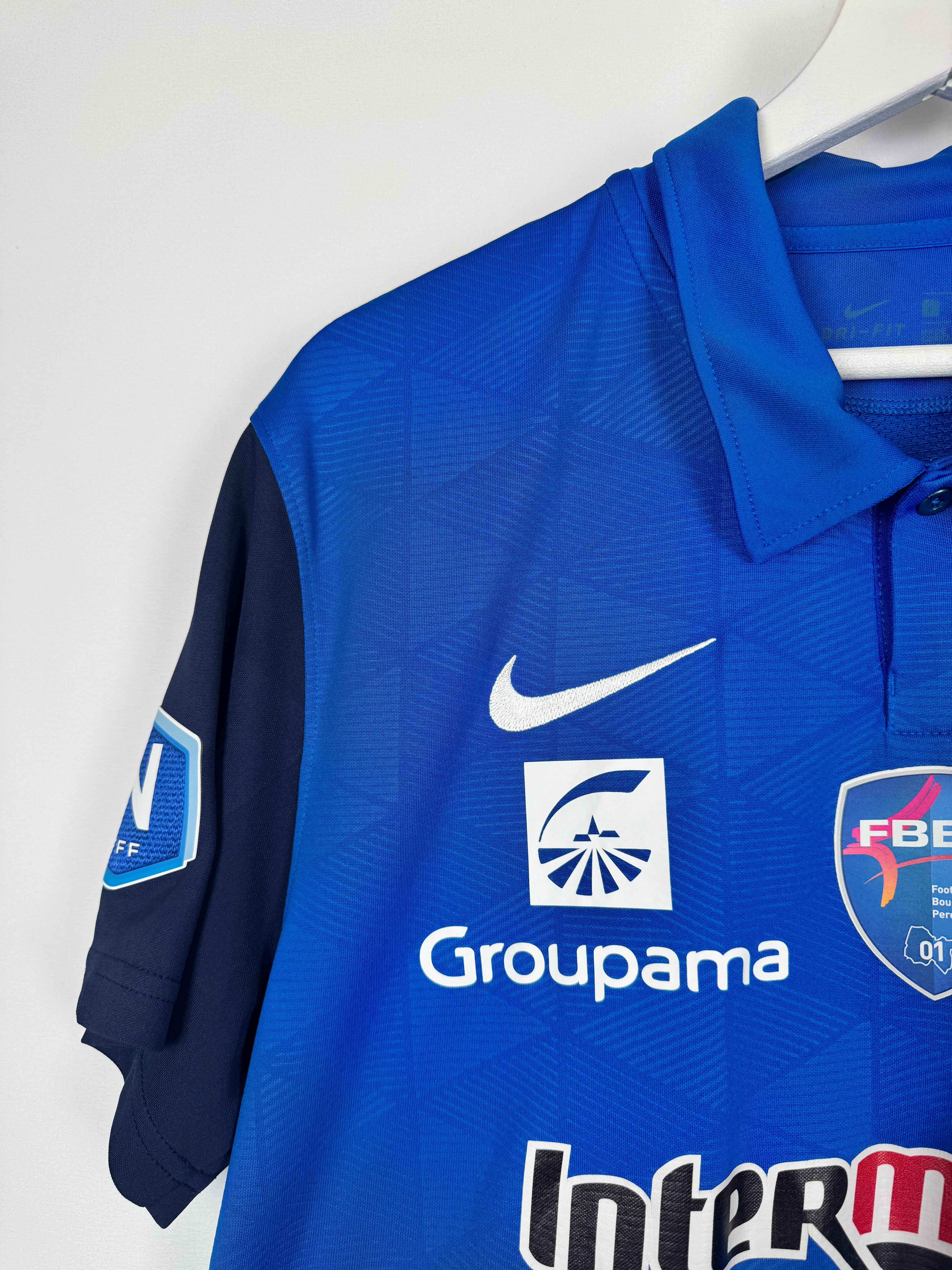 CAMISETA DE FÚTBOL BOURG EN BRESSE USADA EN PARTIDO - CAMISETA BOYER #29 FIRMADA (L)